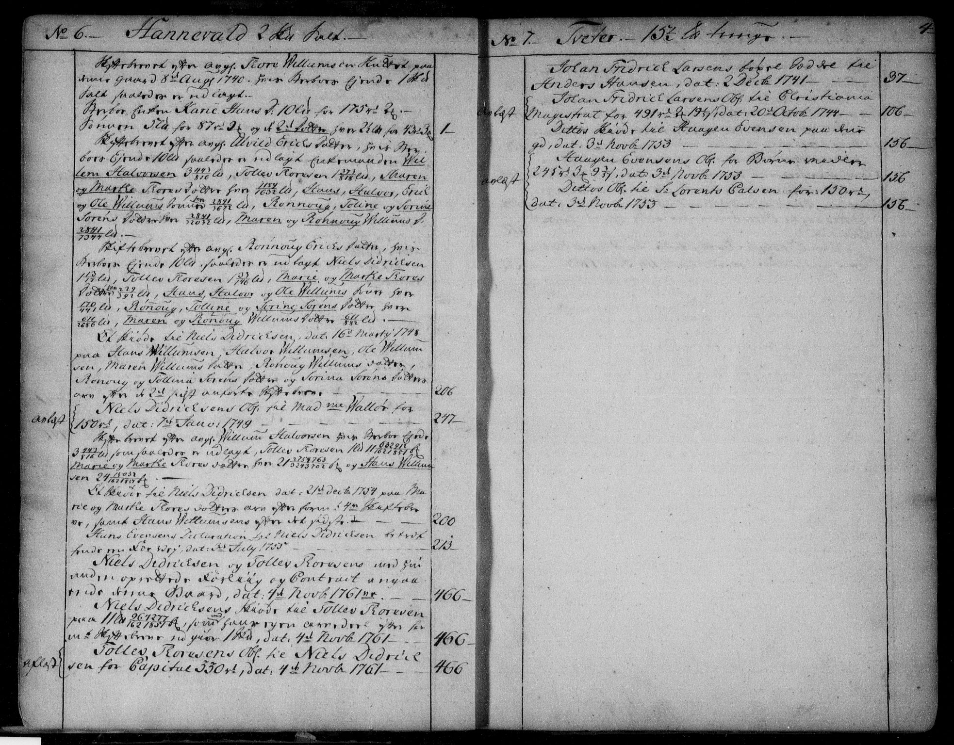 Aker sorenskriveri, AV/SAO-A-10895/G/Ga/Gab/Gaba/L0002a: Mortgage register no. I 2a, 1741-1761, p. 4