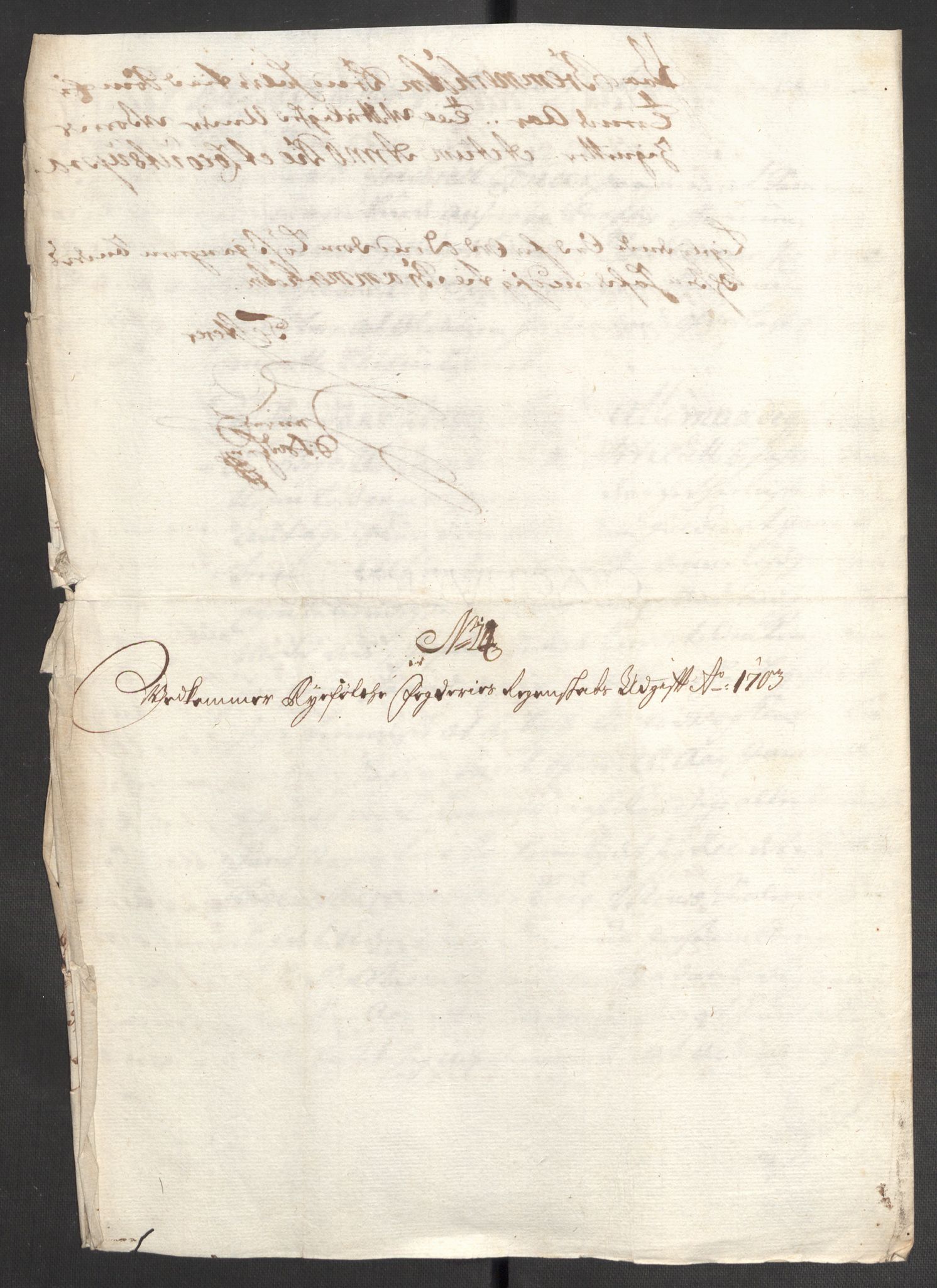 Rentekammeret inntil 1814, Reviderte regnskaper, Fogderegnskap, AV/RA-EA-4092/R47/L2860: Fogderegnskap Ryfylke, 1703-1705, p. 107