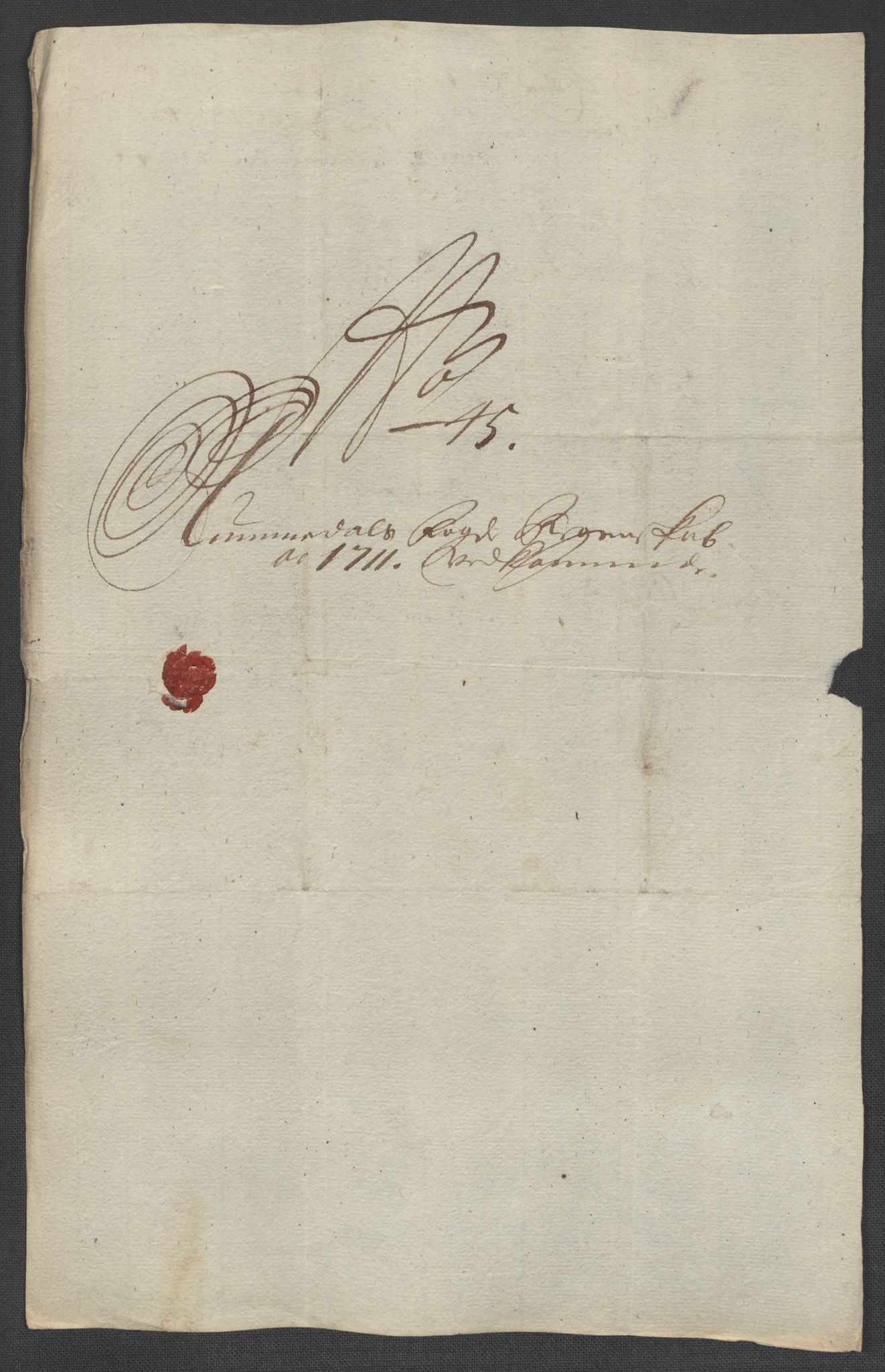 Rentekammeret inntil 1814, Reviderte regnskaper, Fogderegnskap, AV/RA-EA-4092/R64/L4432: Fogderegnskap Namdal, 1711, p. 159