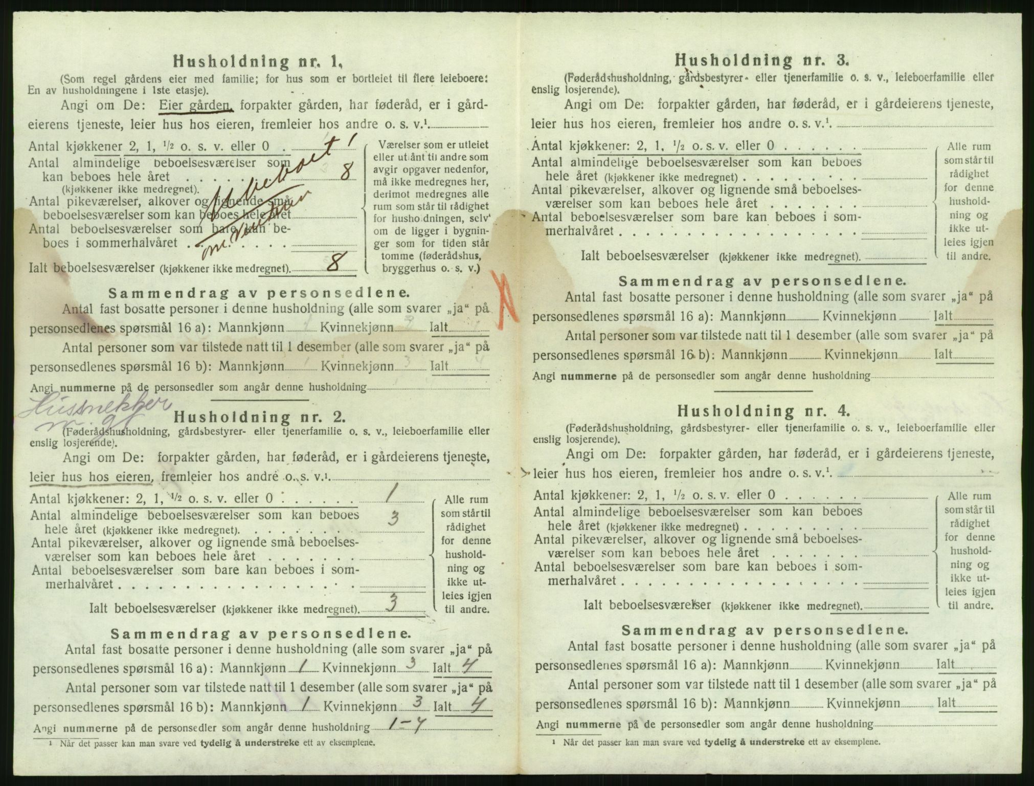 SAK, 1920 census for Tromøy, 1920, p. 530