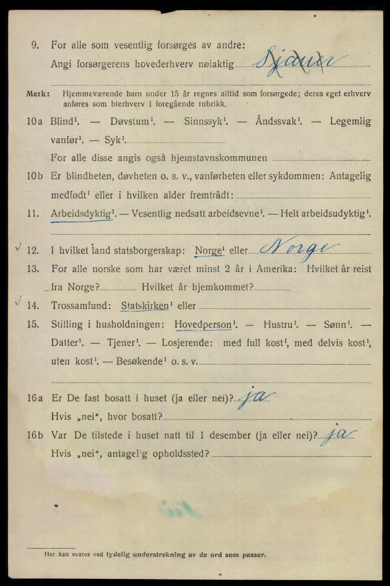 SAO, 1920 census for Kristiania, 1920, p. 174340