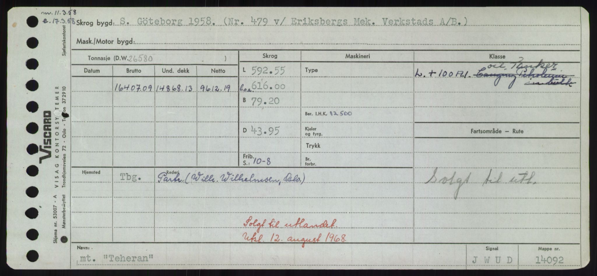 Sjøfartsdirektoratet med forløpere, Skipsmålingen, RA/S-1627/H/Hd/L0038: Fartøy, T-Th, p. 331