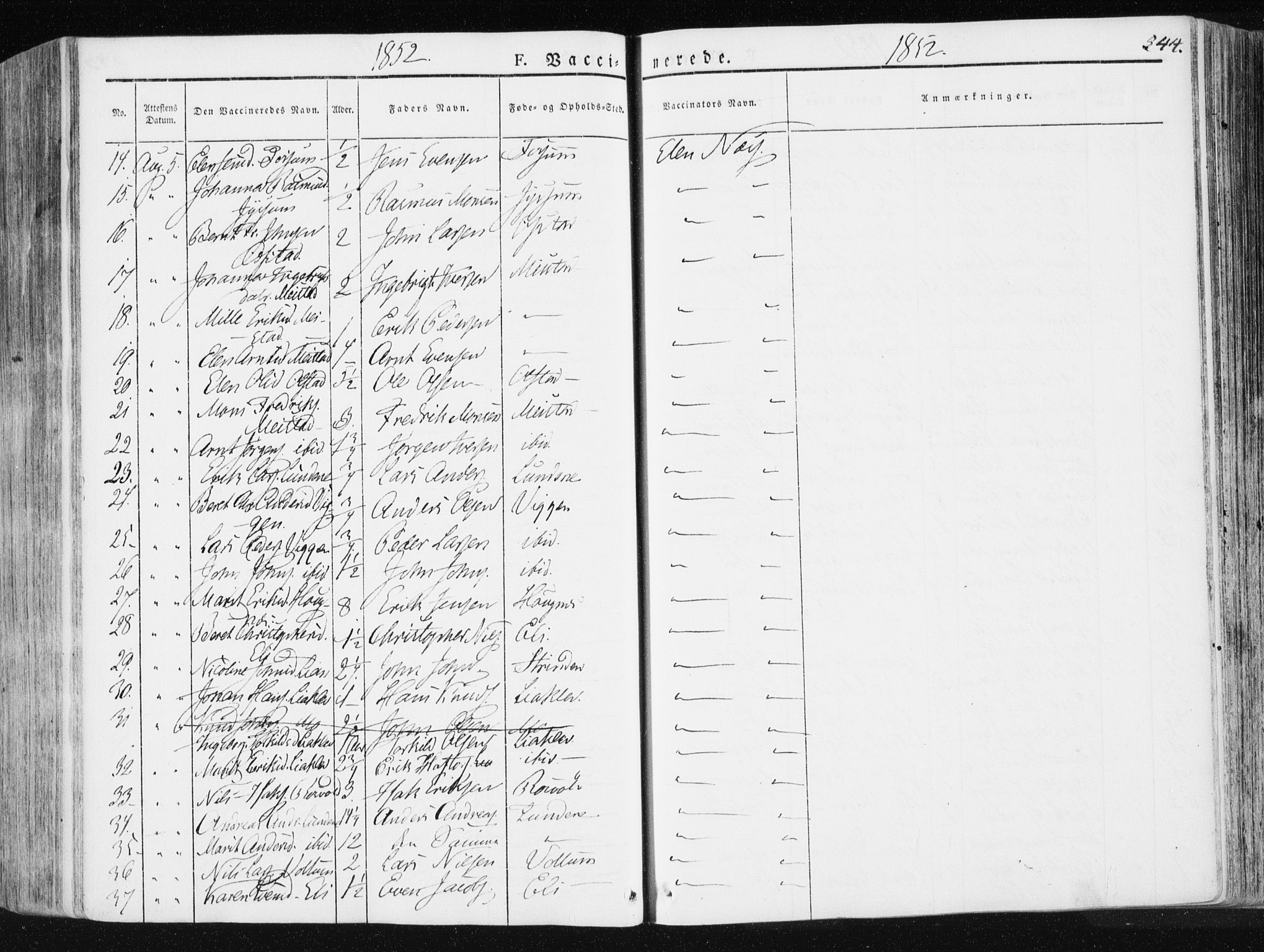 Ministerialprotokoller, klokkerbøker og fødselsregistre - Sør-Trøndelag, AV/SAT-A-1456/665/L0771: Parish register (official) no. 665A06, 1830-1856, p. 544