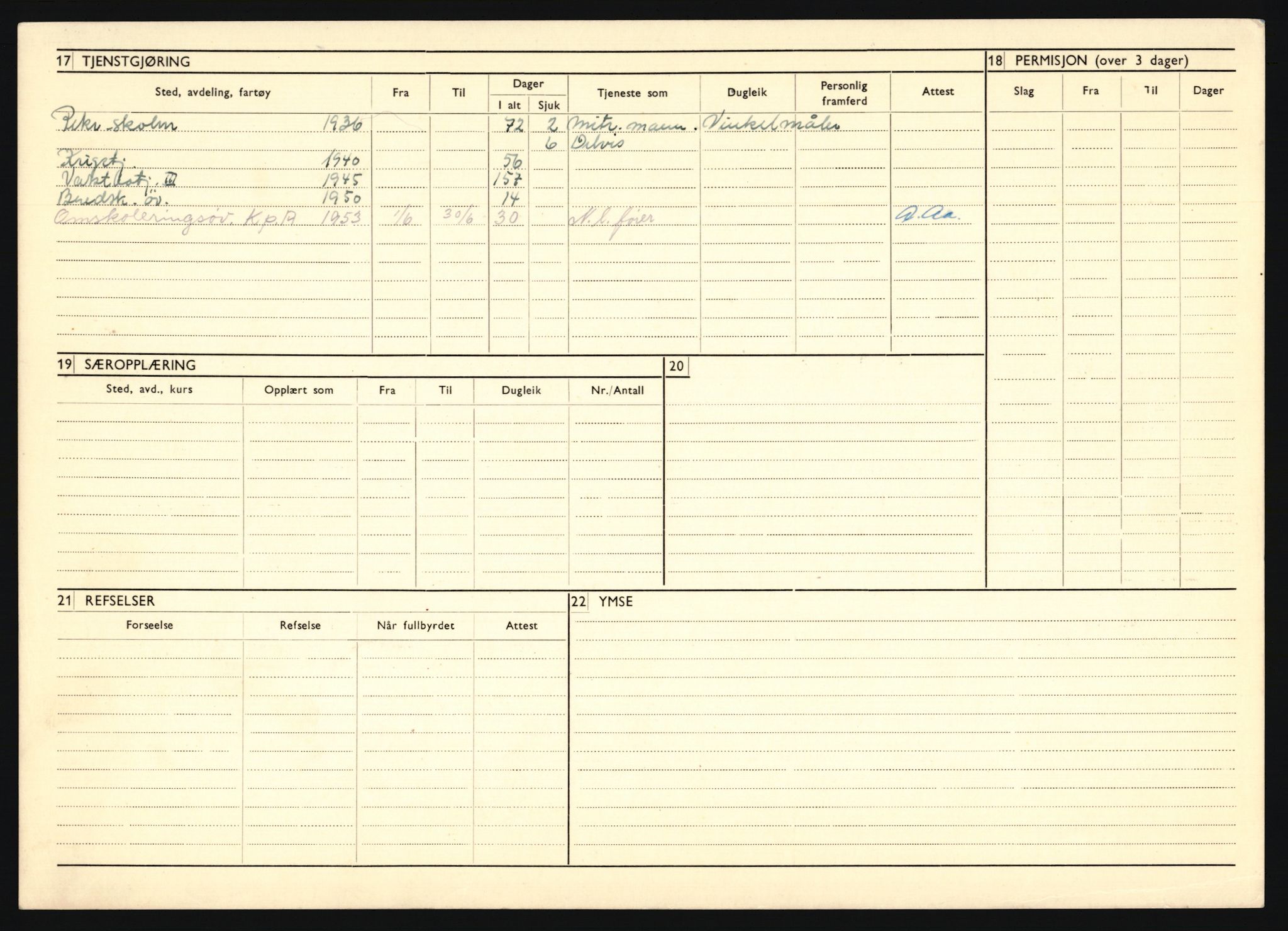 Forsvaret, Troms infanteriregiment nr. 16, AV/RA-RAFA-3146/P/Pa/L0020: Rulleblad for regimentets menige mannskaper, årsklasse 1936, 1936, p. 850