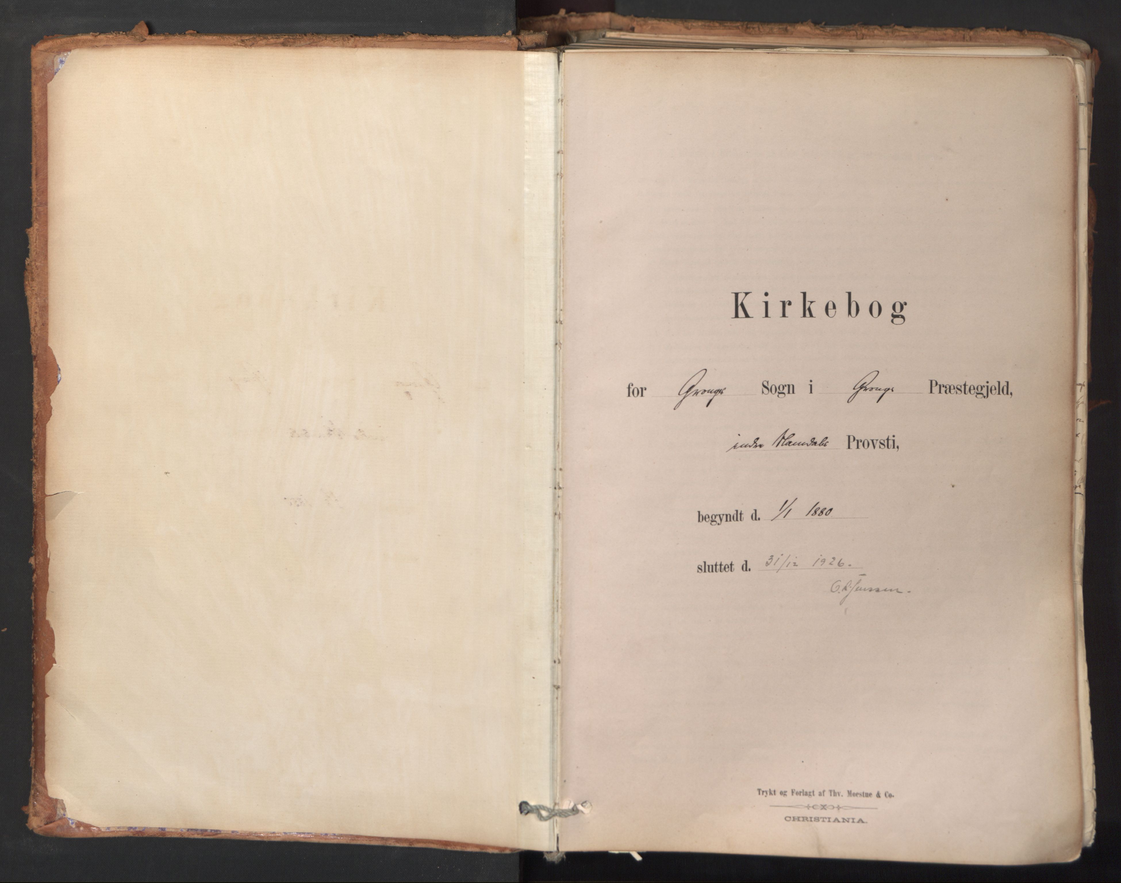 Ministerialprotokoller, klokkerbøker og fødselsregistre - Nord-Trøndelag, SAT/A-1458/758/L0519: Parish register (official) no. 758A04, 1880-1926