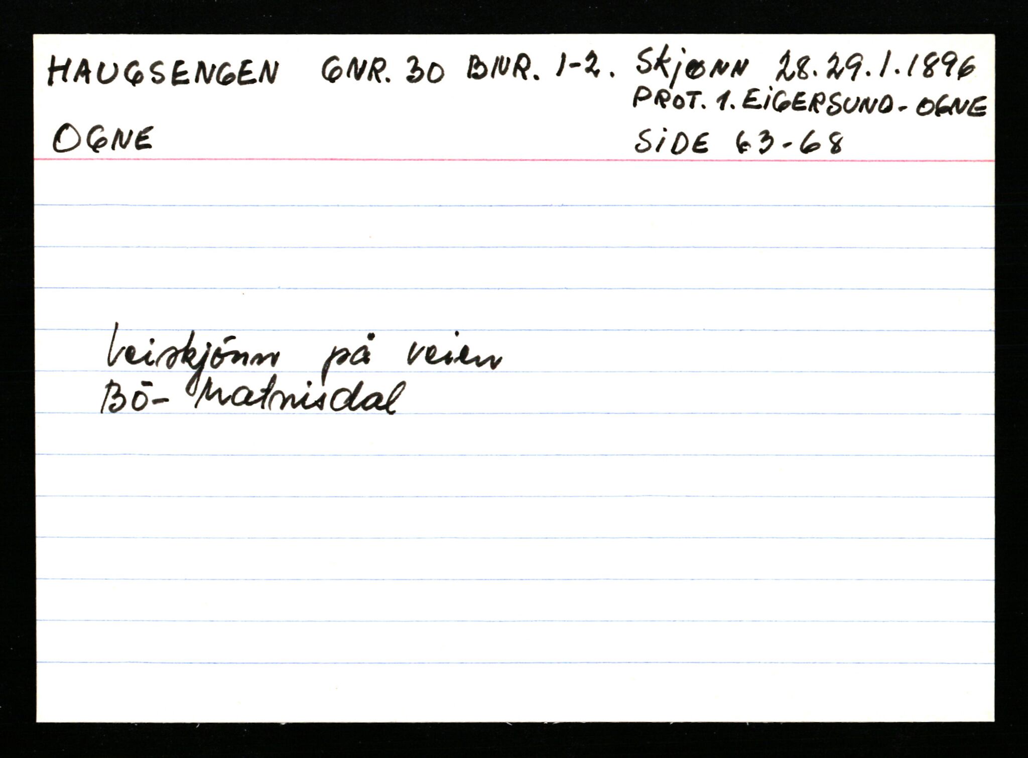 Statsarkivet i Stavanger, AV/SAST-A-101971/03/Y/Ym/L0021: Åstedskort sortert etter gårdsnavn: Hauge - Haukås, 1600-1950, p. 546