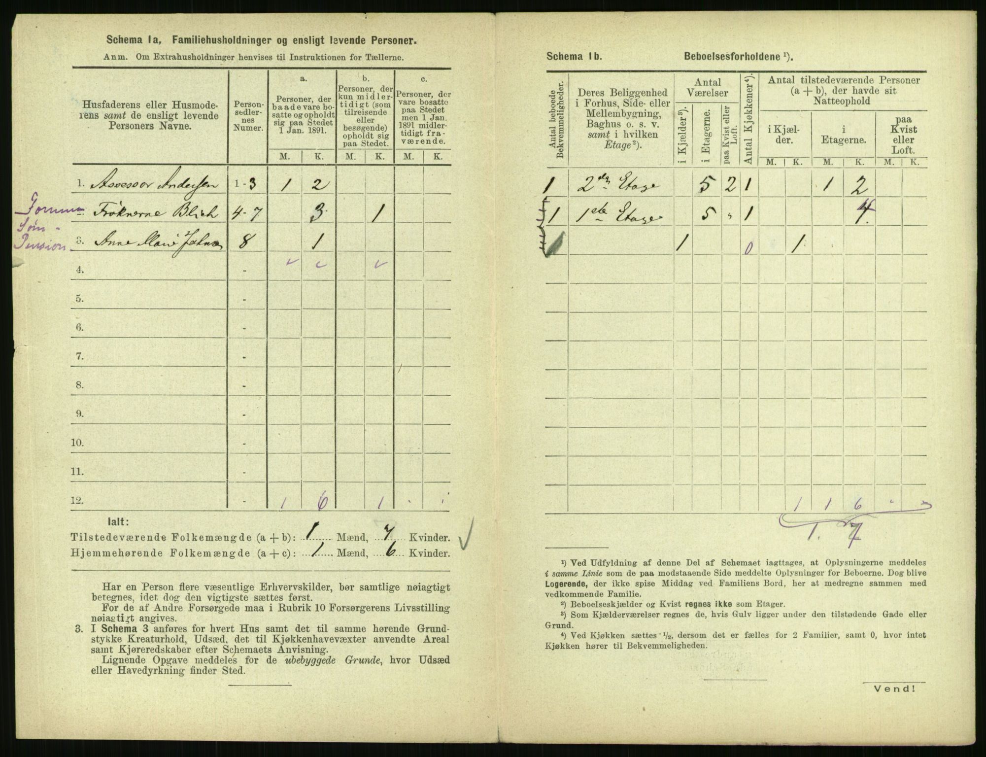 RA, 1891 census for 0301 Kristiania, 1891, p. 41079