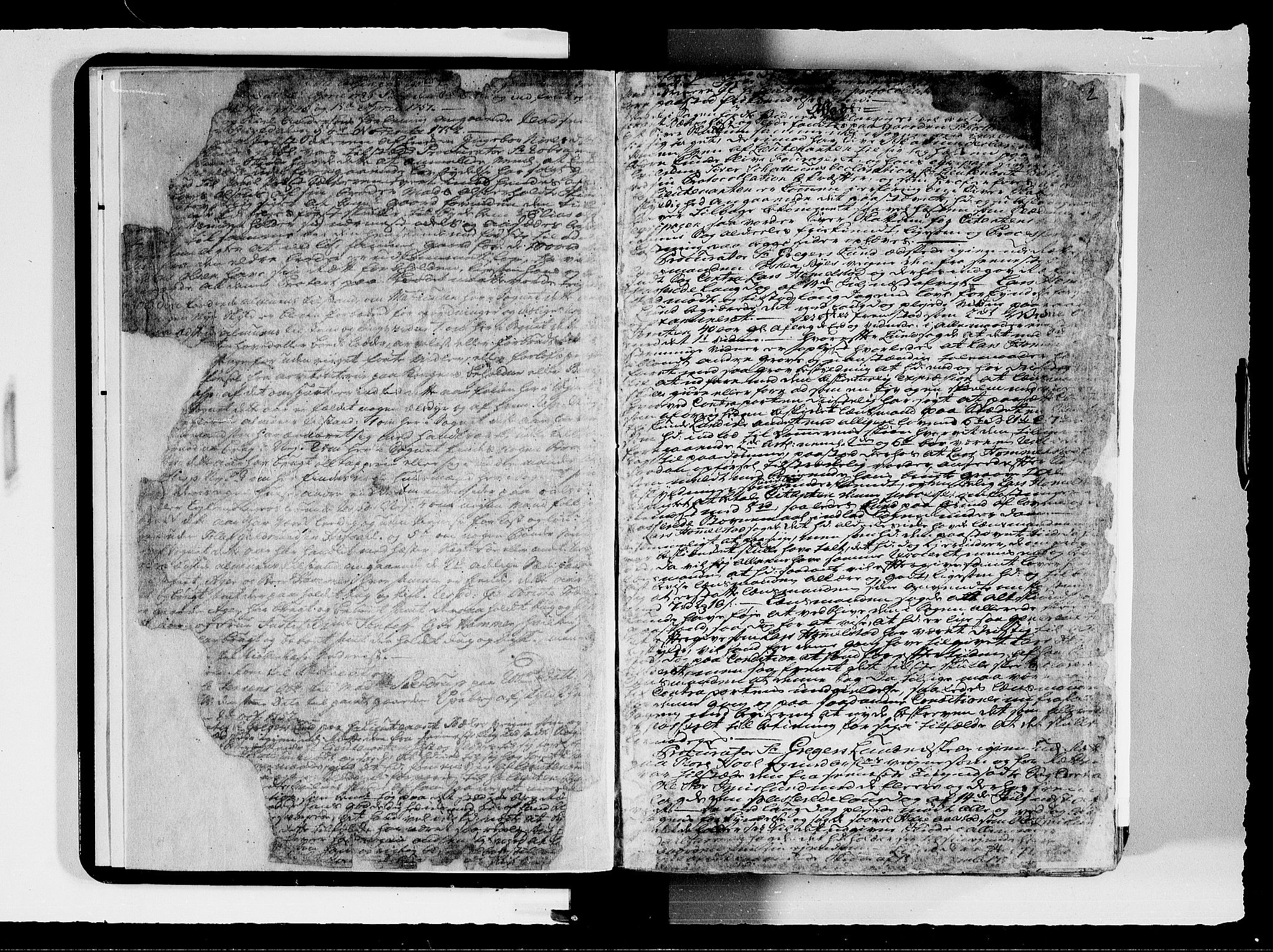 Hedemarken sorenskriveri, SAH/TING-034/G/Gb/L0048A: Tingbok, 1752-1754, p. 1b-2a