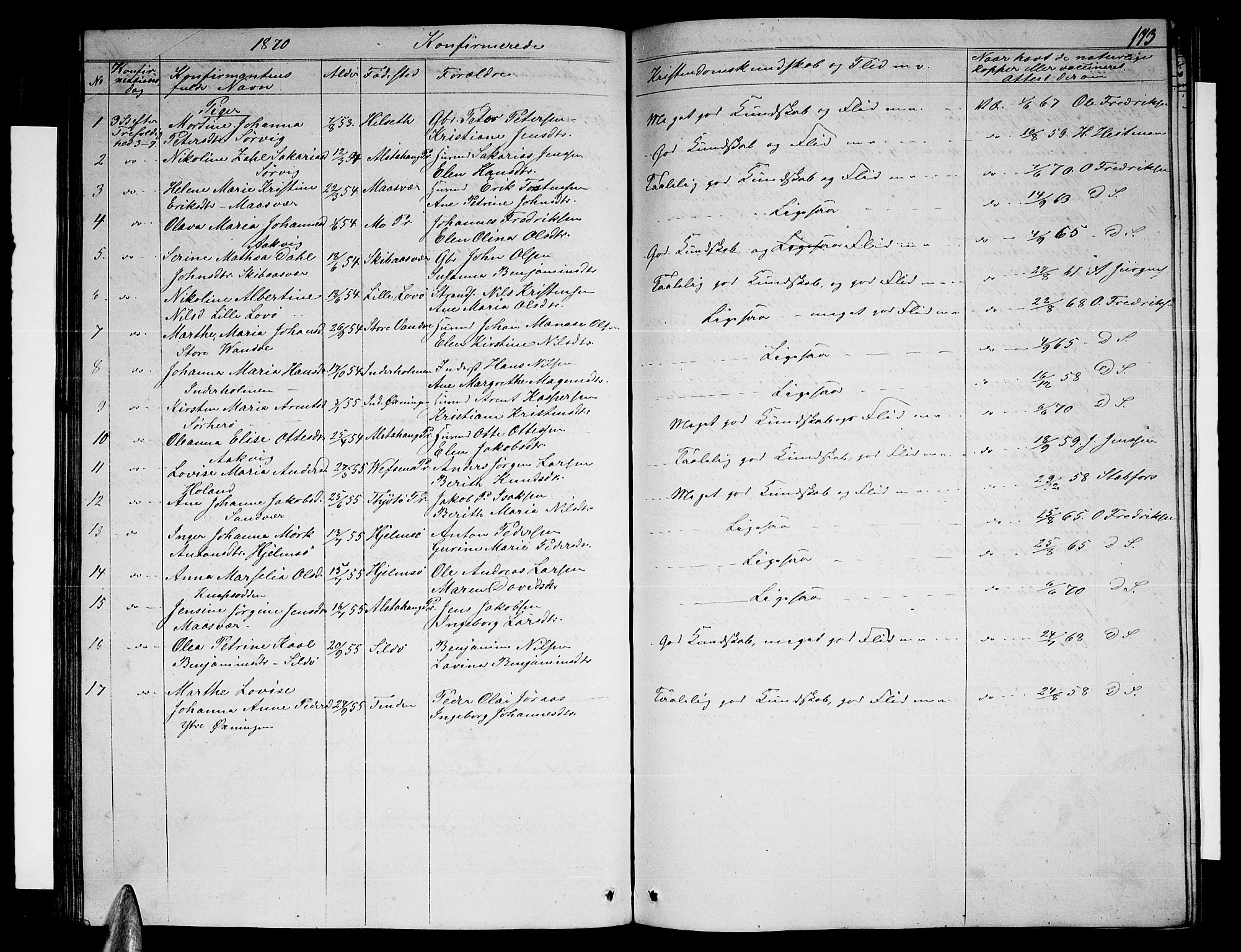 Ministerialprotokoller, klokkerbøker og fødselsregistre - Nordland, AV/SAT-A-1459/834/L0512: Parish register (copy) no. 834C03, 1862-1877, p. 173