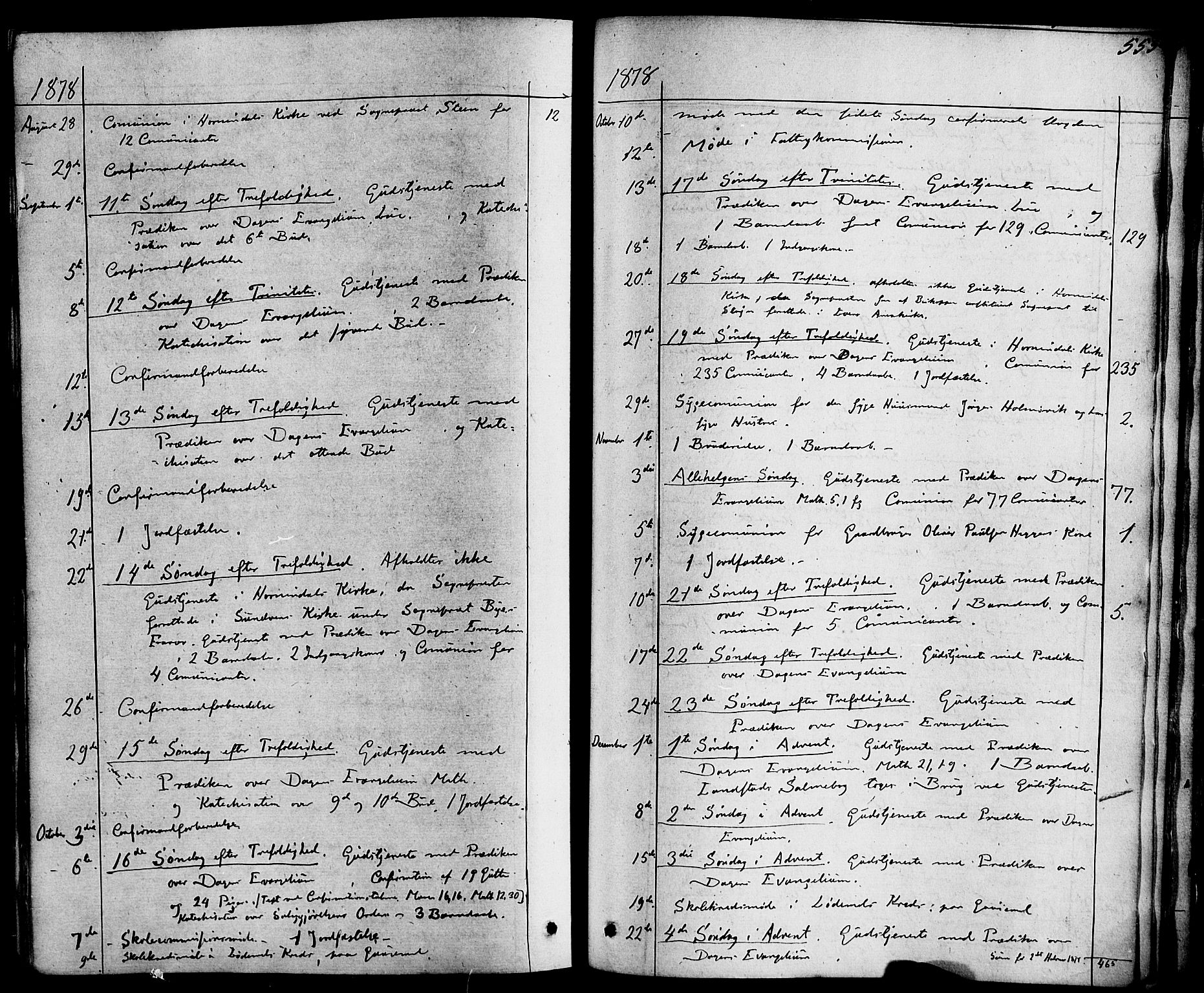Hornindal sokneprestembete, AV/SAB-A-82401/H/Haa/Haaa/L0002: Parish register (official) no. A 2, 1867-1884, p. 555