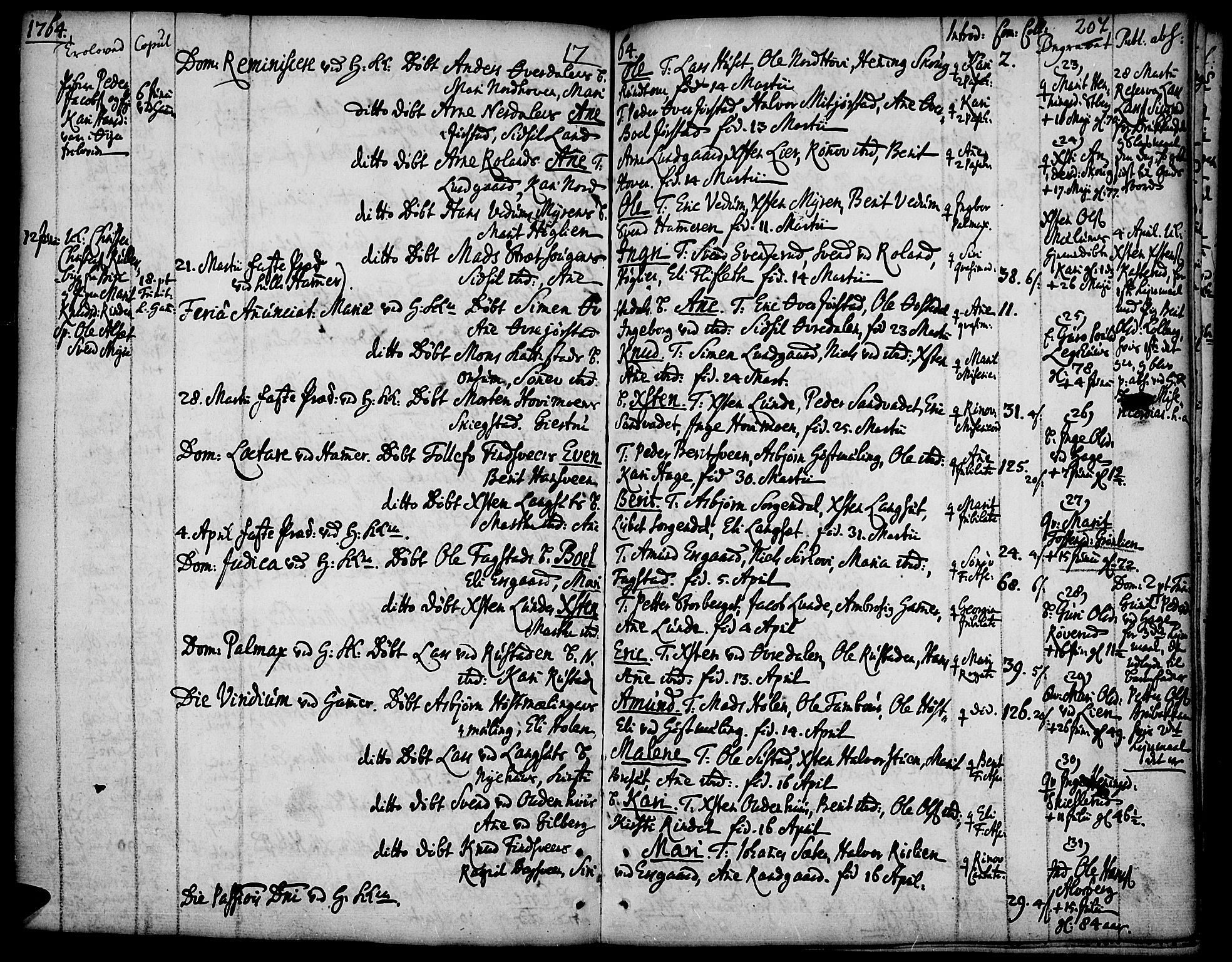 Fåberg prestekontor, SAH/PREST-086/H/Ha/Haa/L0001: Parish register (official) no. 1, 1727-1775, p. 207