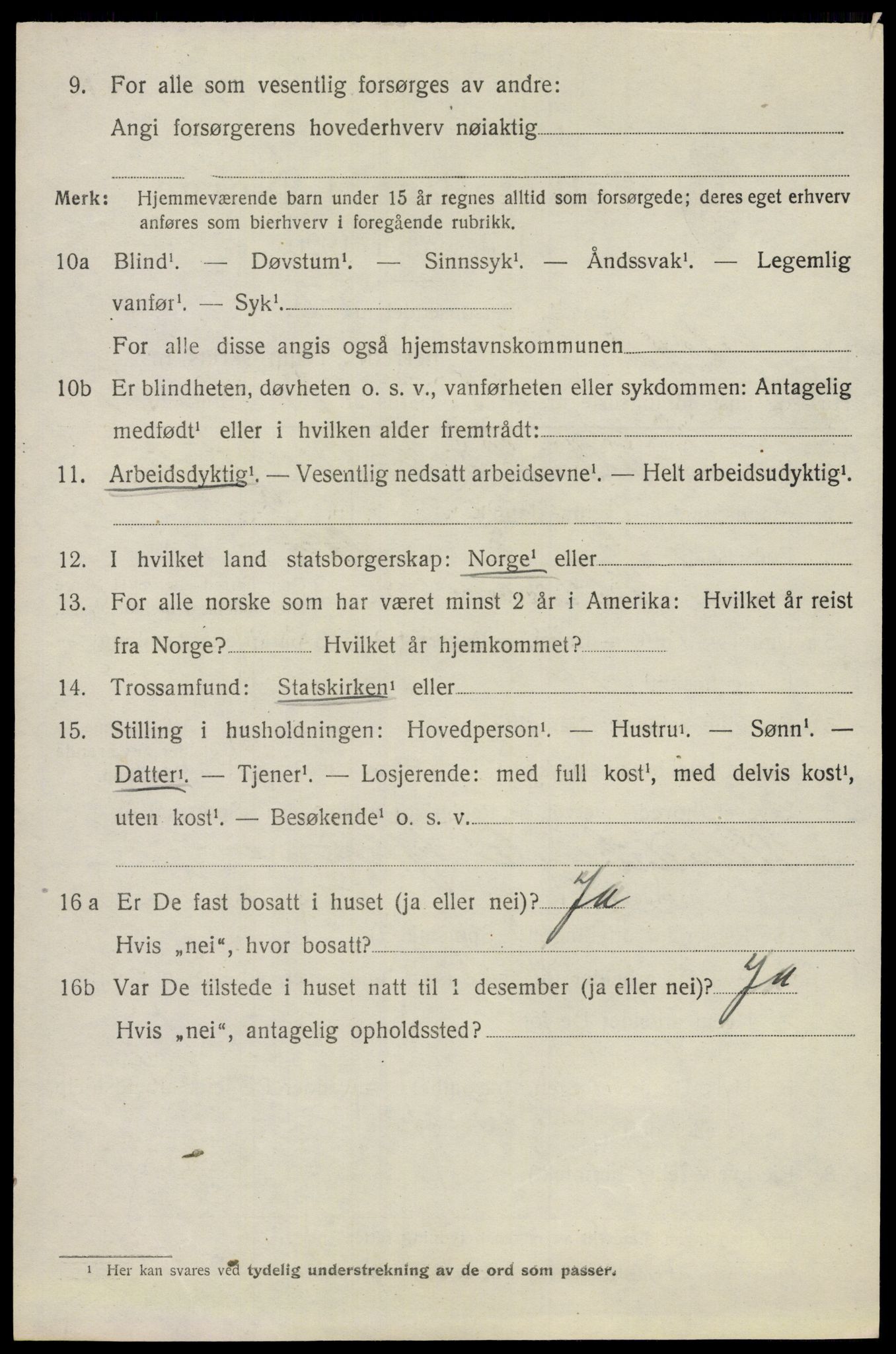 SAO, 1920 census for Nittedal, 1920, p. 4407