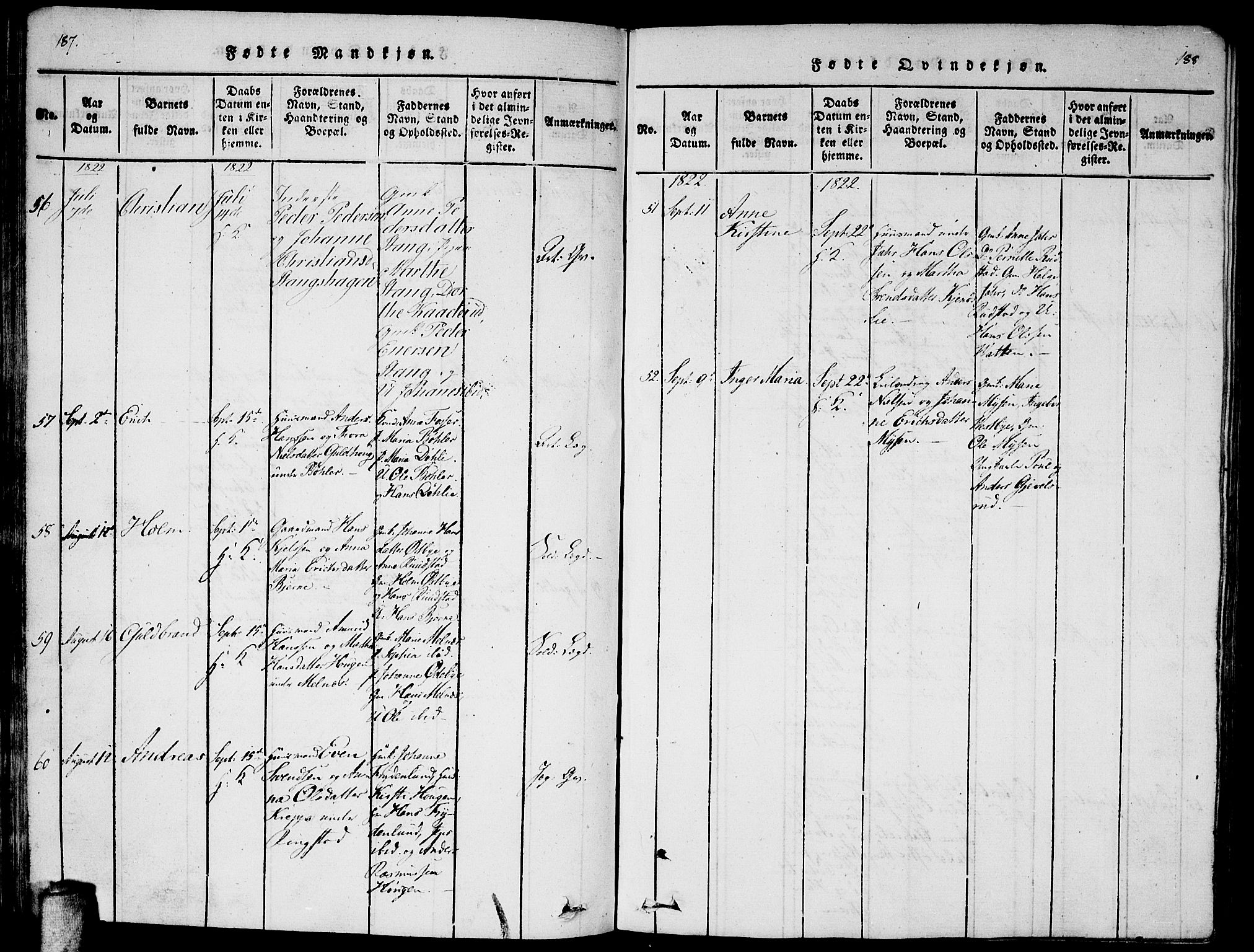 Enebakk prestekontor Kirkebøker, SAO/A-10171c/F/Fa/L0005: Parish register (official) no. I 5, 1790-1825, p. 187-188