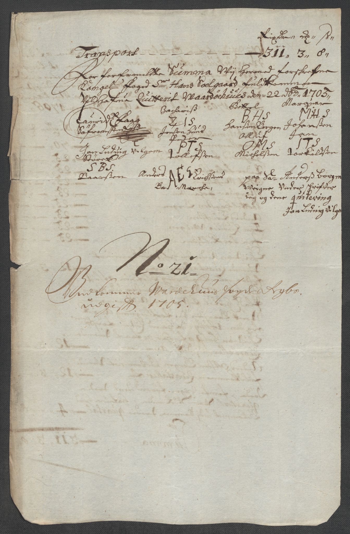 Rentekammeret inntil 1814, Reviderte regnskaper, Fogderegnskap, AV/RA-EA-4092/R69/L4853: Fogderegnskap Finnmark/Vardøhus, 1705-1706, p. 121