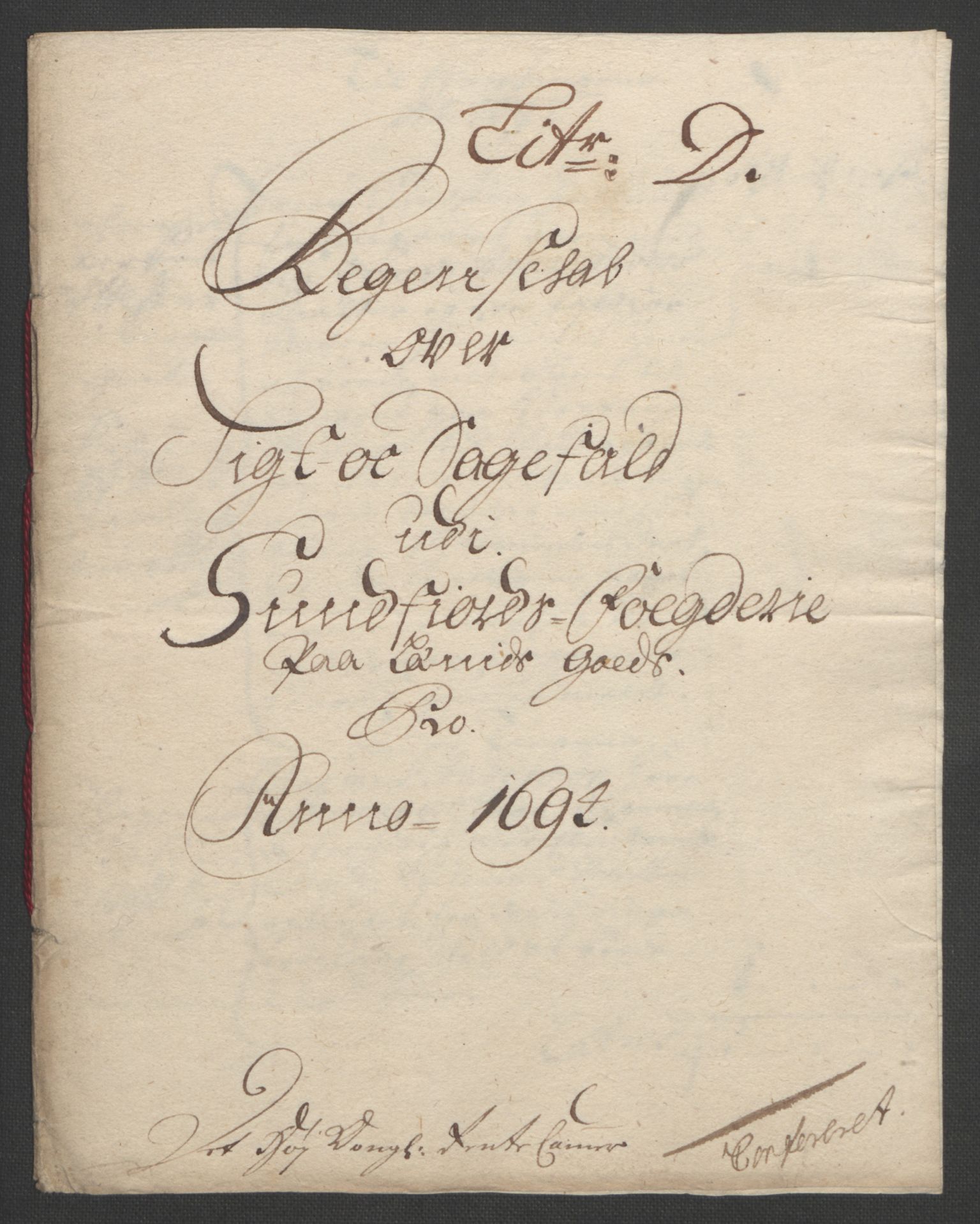 Rentekammeret inntil 1814, Reviderte regnskaper, Fogderegnskap, RA/EA-4092/R53/L3421: Fogderegnskap Sunn- og Nordfjord, 1693-1694, p. 317