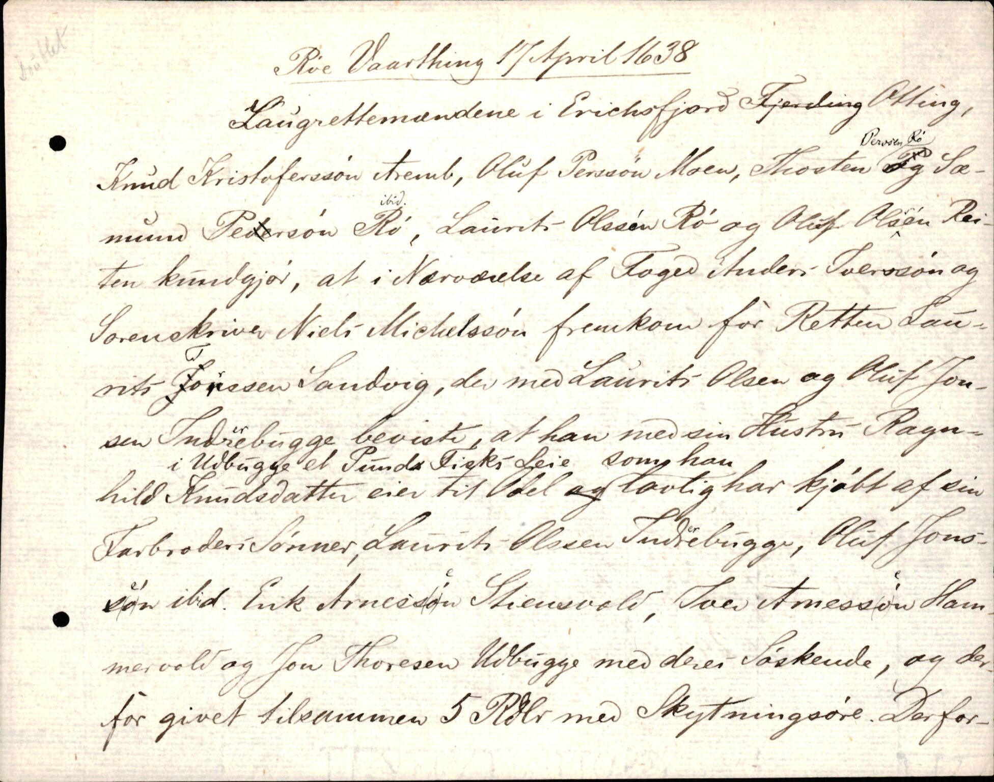 Riksarkivets diplomsamling, AV/RA-EA-5965/F35/F35d/L0003: Innlånte diplomer, seddelregister, 1621-1642, p. 617