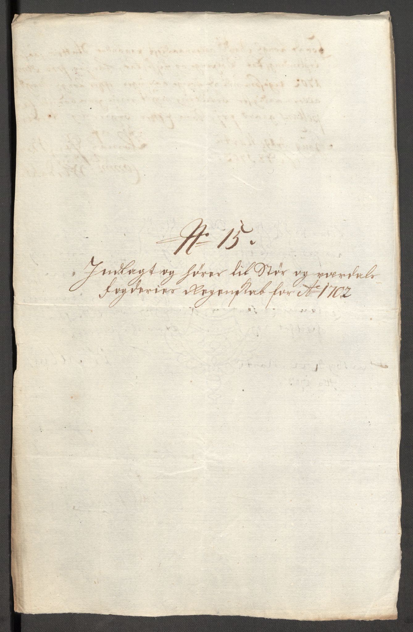 Rentekammeret inntil 1814, Reviderte regnskaper, Fogderegnskap, AV/RA-EA-4092/R62/L4193: Fogderegnskap Stjørdal og Verdal, 1701-1702, p. 410