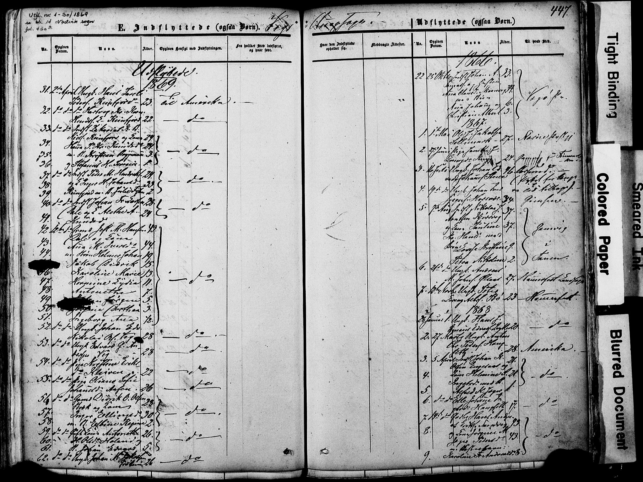 Ministerialprotokoller, klokkerbøker og fødselsregistre - Nordland, AV/SAT-A-1459/812/L0176: Parish register (official) no. 812A05, 1834-1874, p. 447