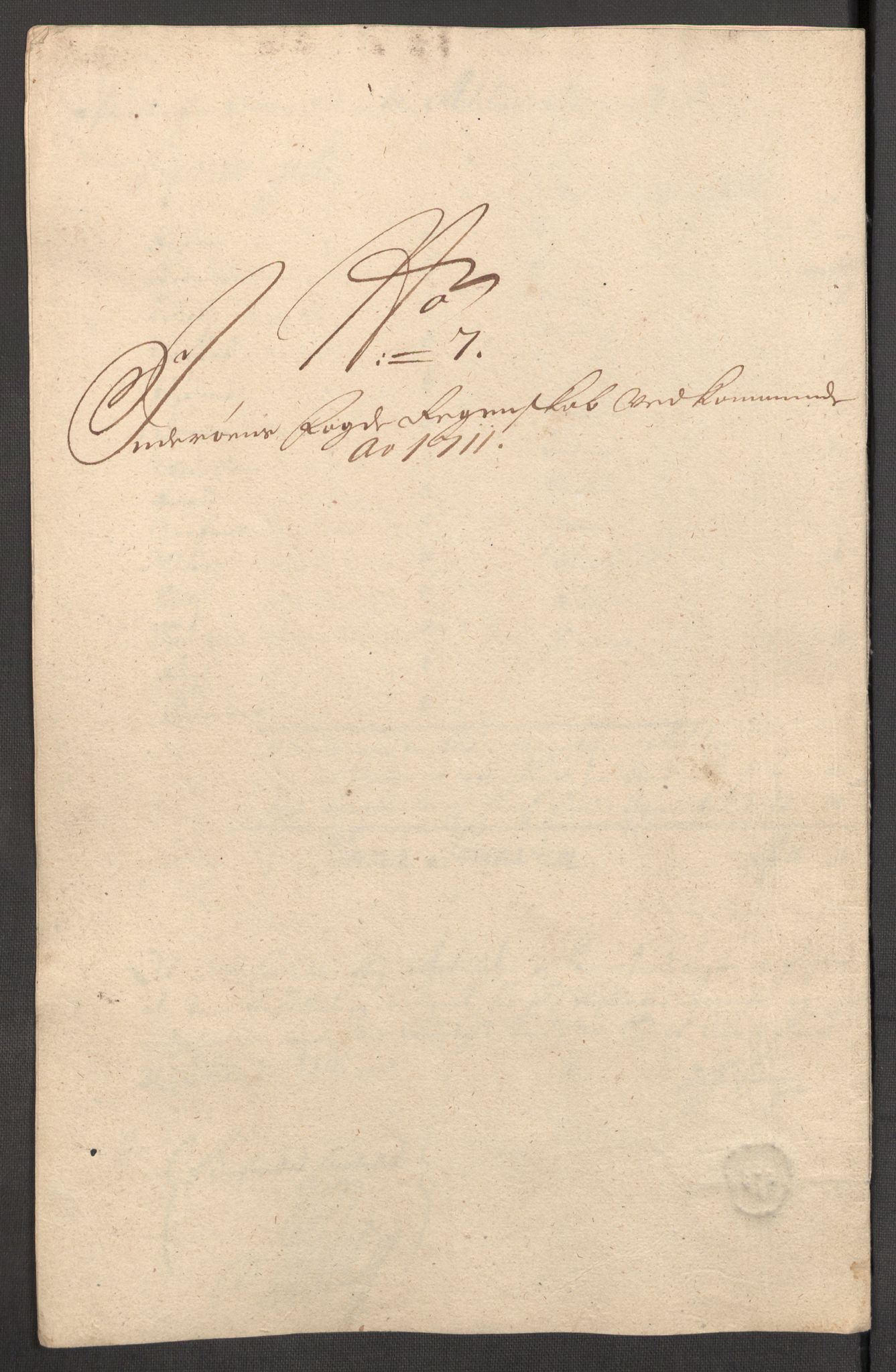 Rentekammeret inntil 1814, Reviderte regnskaper, Fogderegnskap, RA/EA-4092/R63/L4319: Fogderegnskap Inderøy, 1711, p. 145