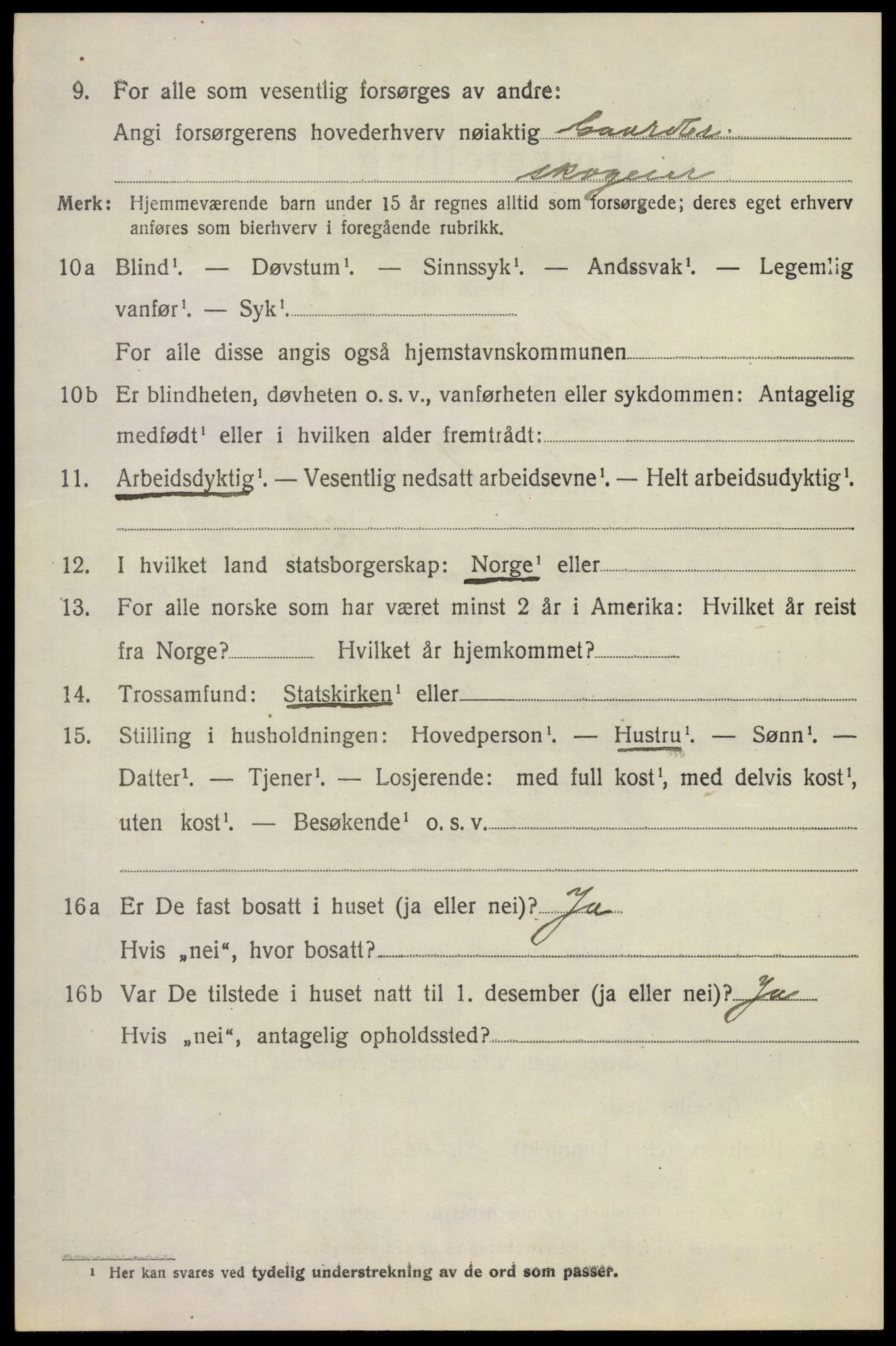 SAKO, 1920 census for Modum, 1920, p. 4200