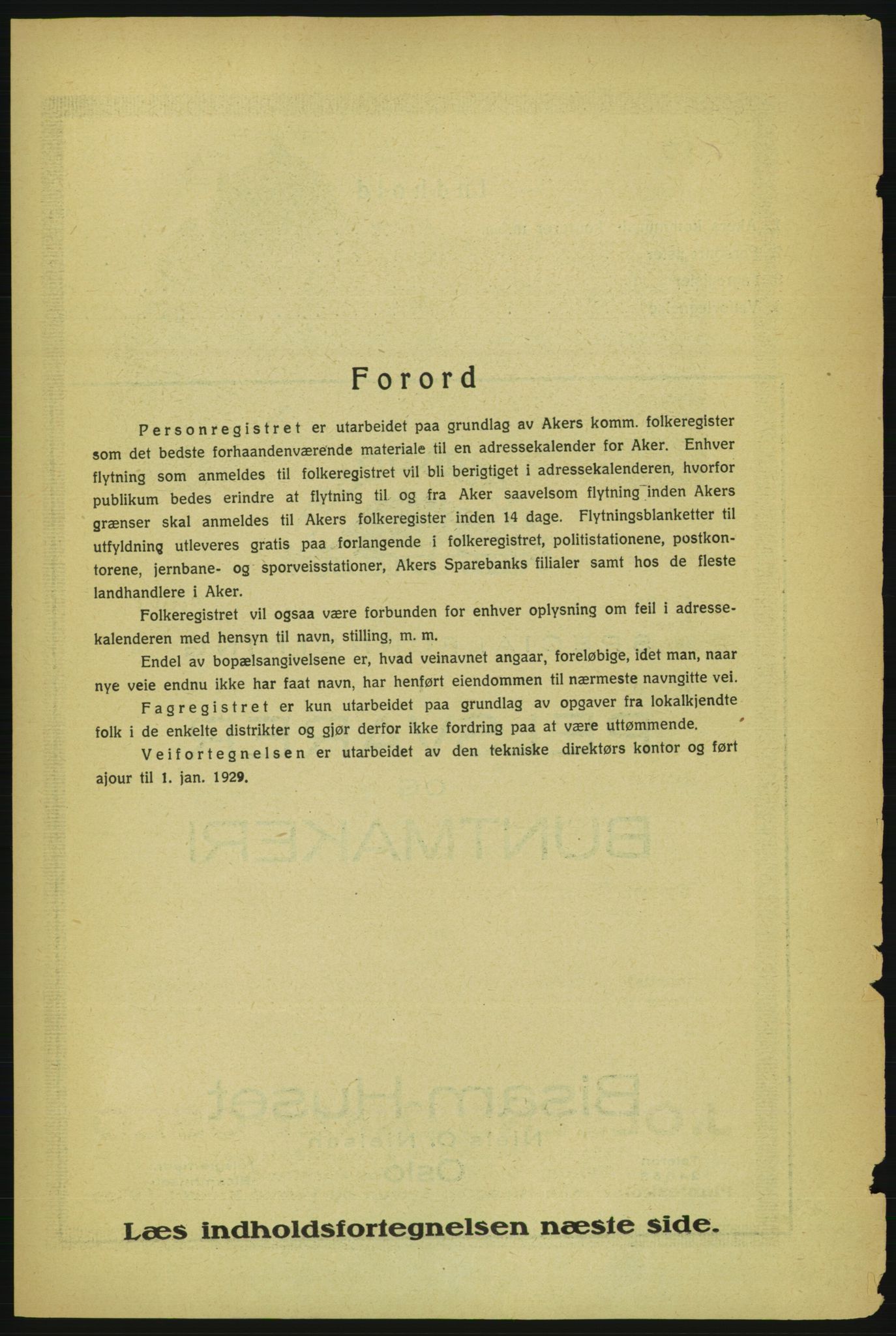 Aker adressebok/adressekalender, PUBL/001/A/004: Aker adressebok, 1929