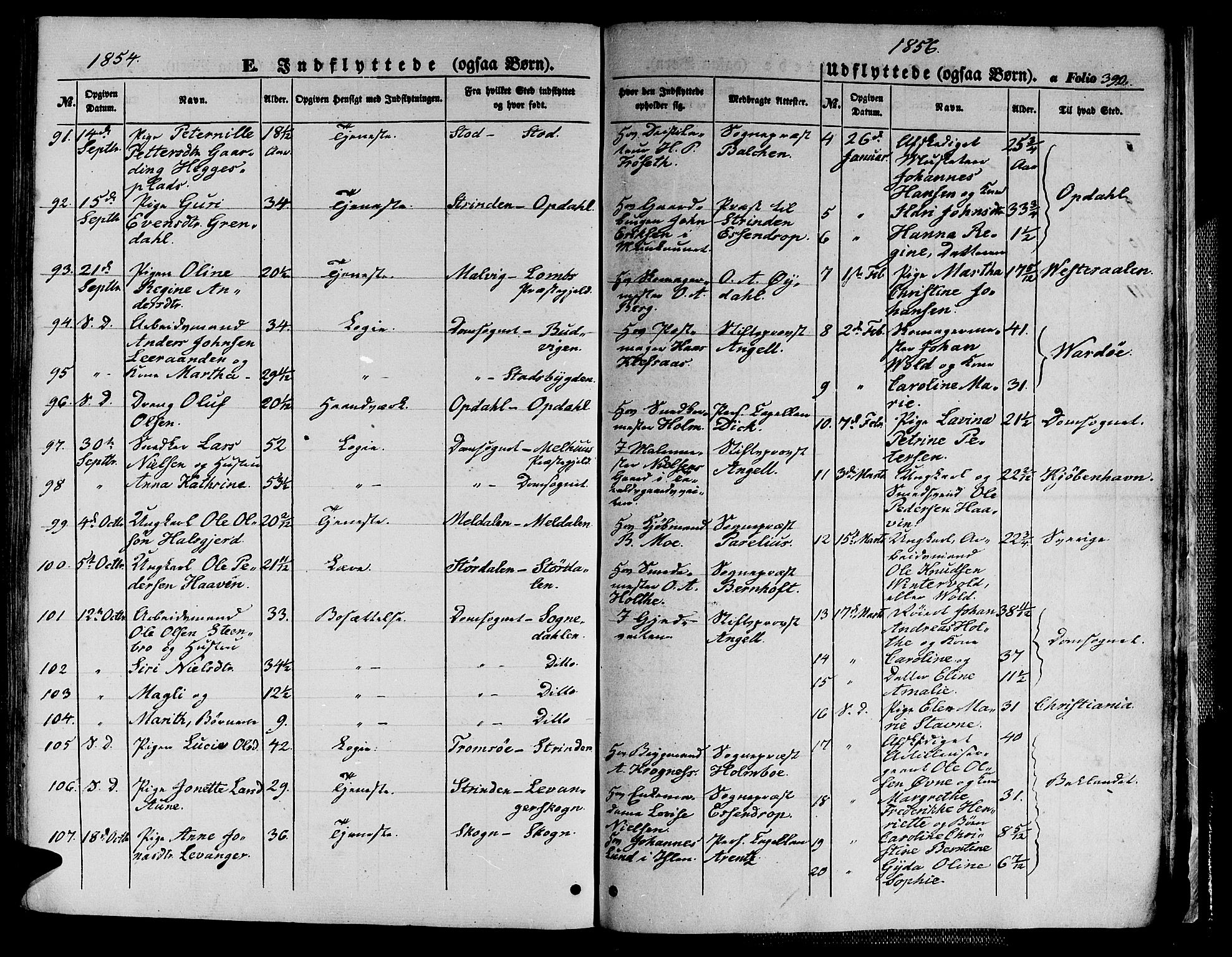 Ministerialprotokoller, klokkerbøker og fødselsregistre - Sør-Trøndelag, SAT/A-1456/602/L0137: Parish register (copy) no. 602C05, 1846-1856, p. 390