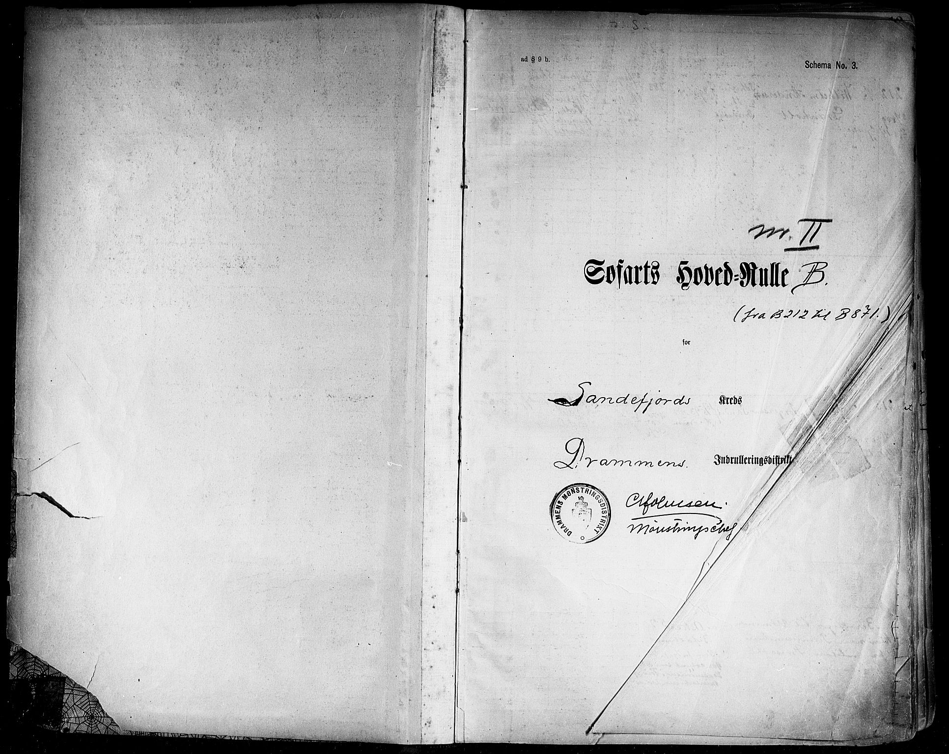 Sandefjord innrulleringskontor, AV/SAKO-A-788/F/Fc/L0005: Maskinist- og fyrbøterrulle, 1909, p. 2
