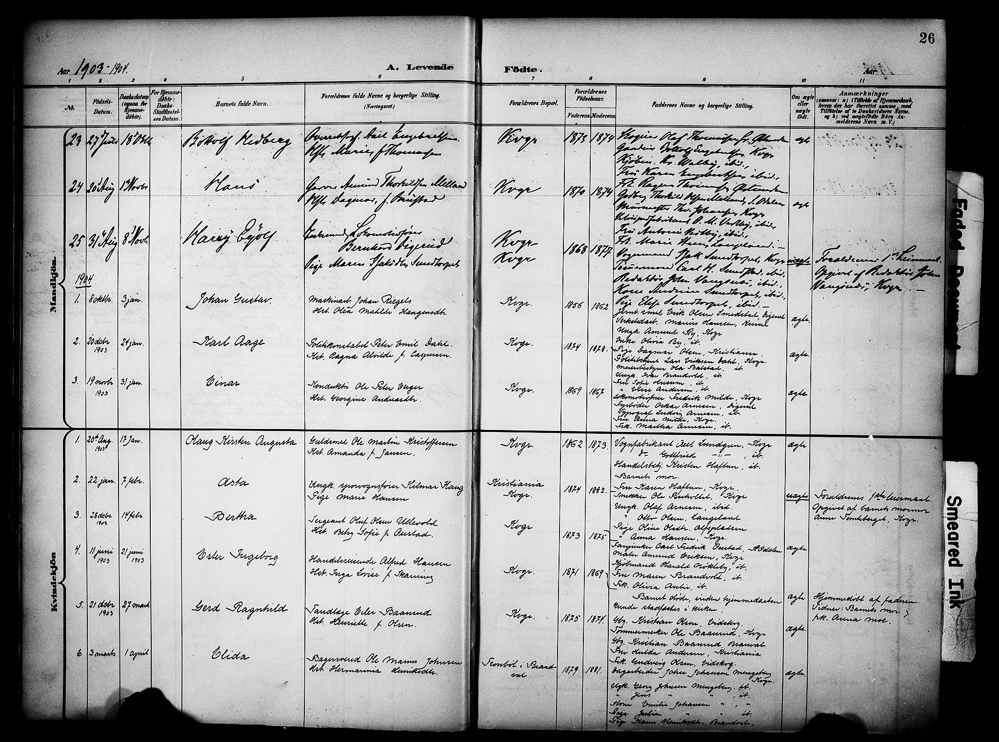 Vinger prestekontor, AV/SAH-PREST-024/H/Ha/Haa/L0016: Parish register (official) no. 16, 1898-1920, p. 26