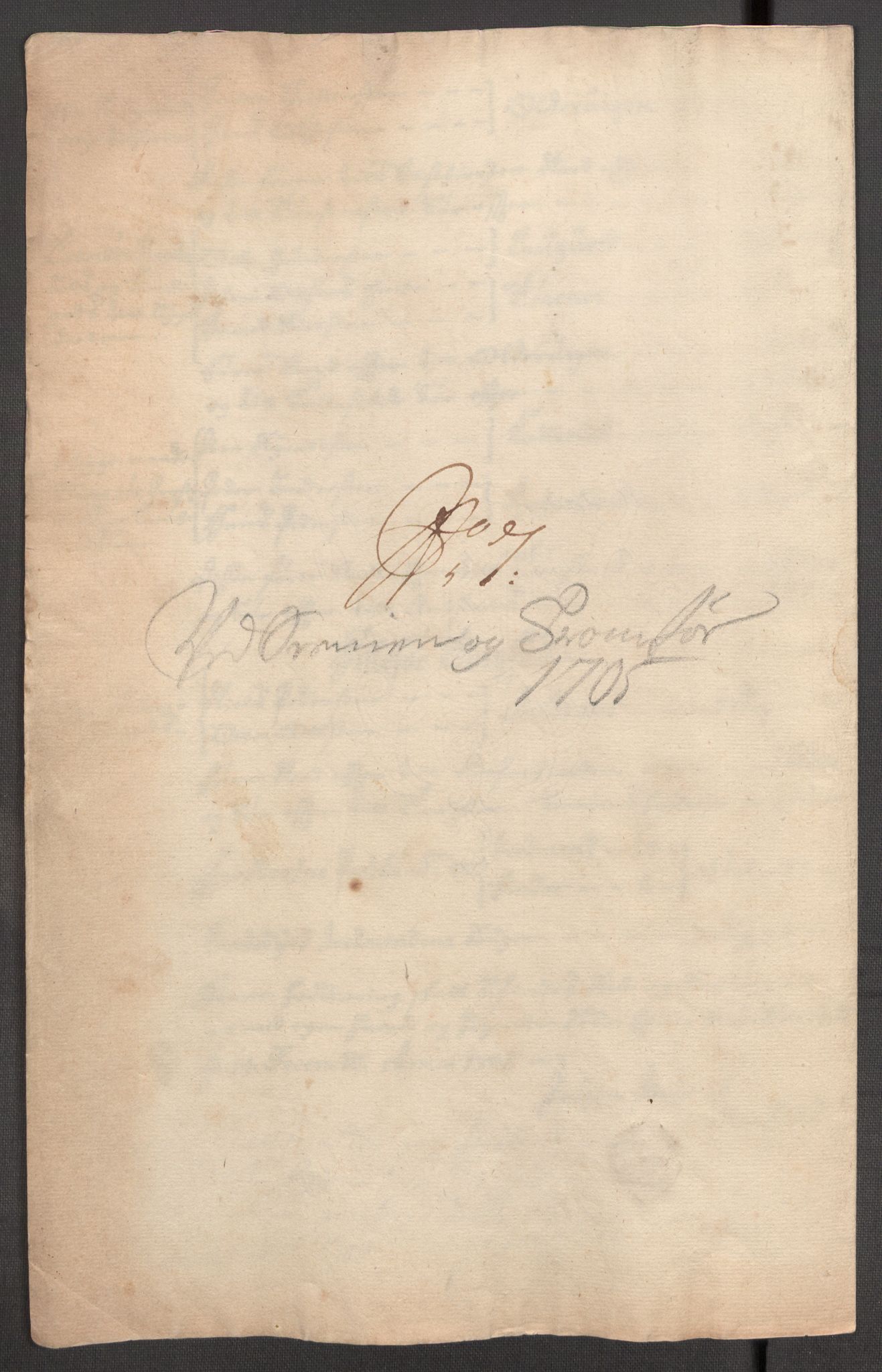 Rentekammeret inntil 1814, Reviderte regnskaper, Fogderegnskap, AV/RA-EA-4092/R68/L4756: Fogderegnskap Senja og Troms, 1705-1707, p. 80