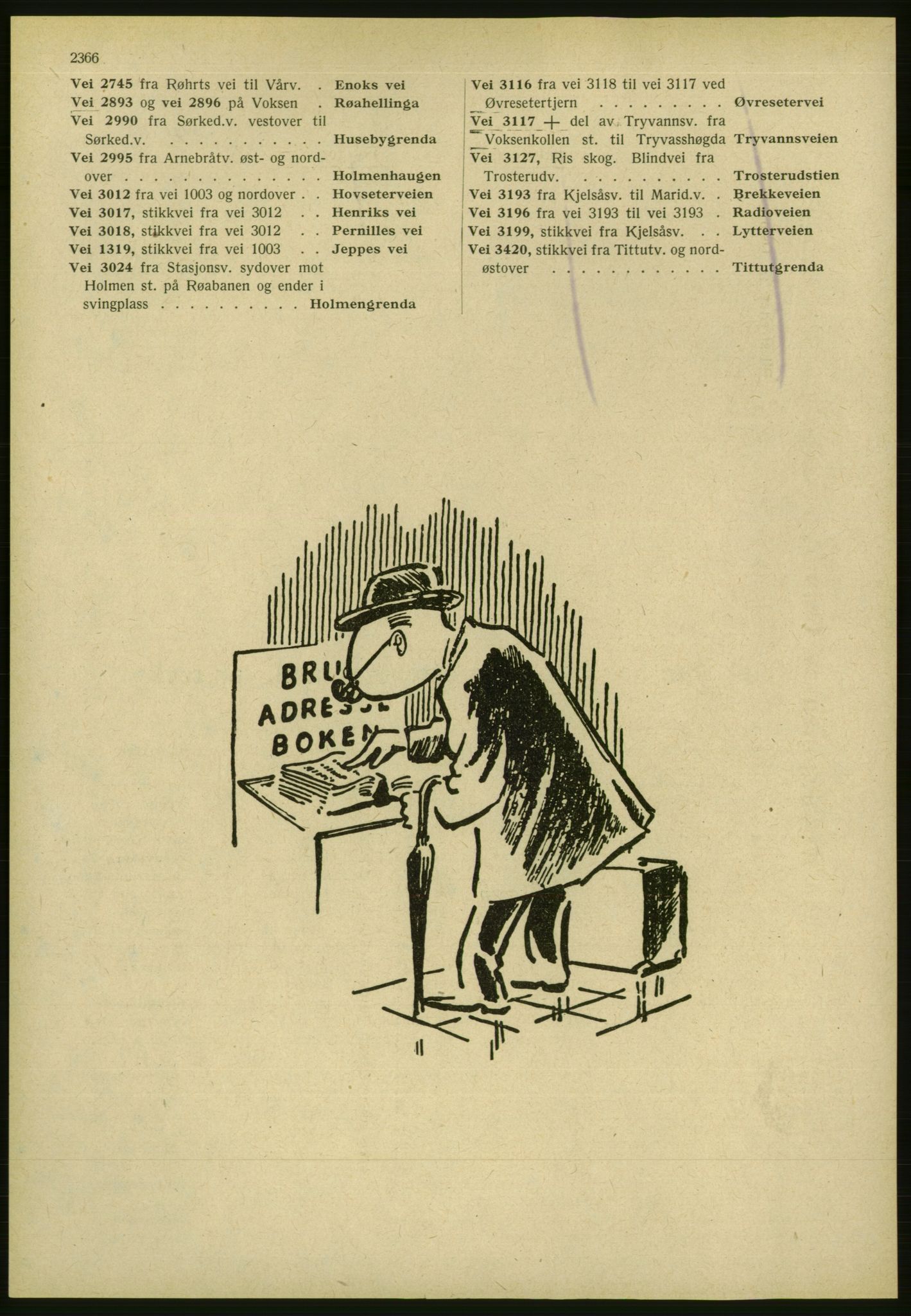 Kristiania/Oslo adressebok, PUBL/-, 1951, p. 2366