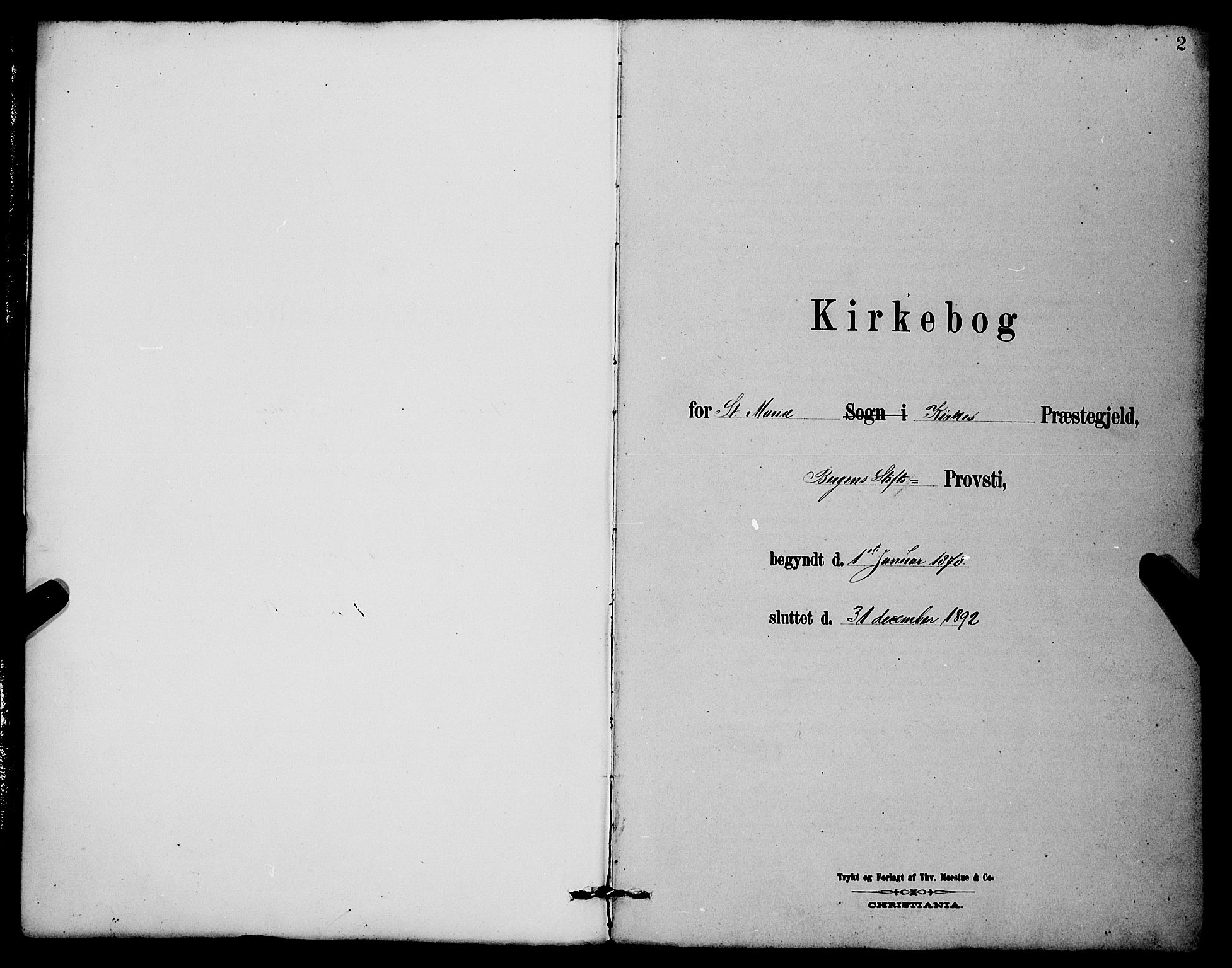 Mariakirken Sokneprestembete, SAB/A-76901/H/Hab/L0004: Parish register (copy) no. A 4, 1878-1892, p. 2