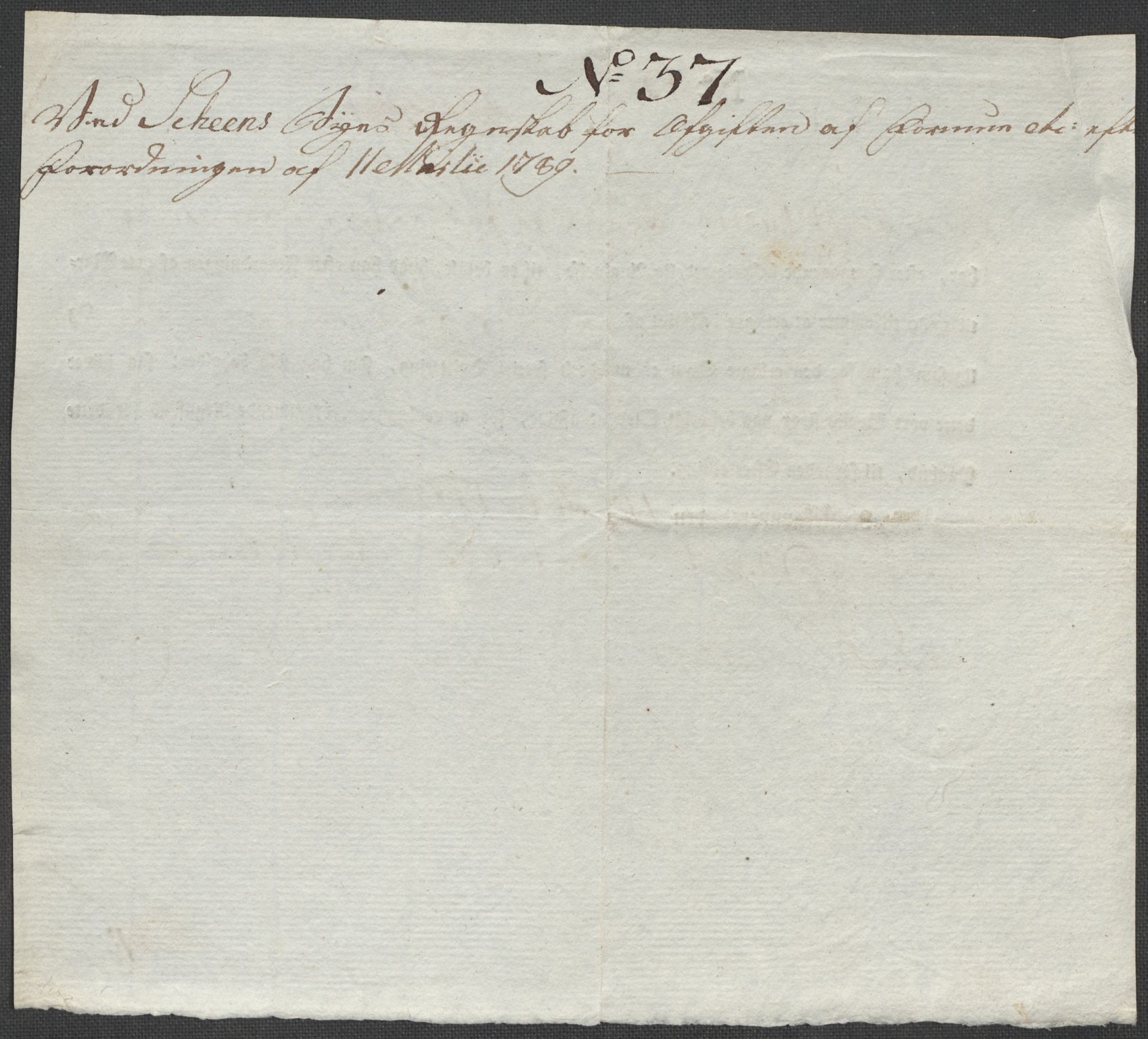 Rentekammeret inntil 1814, Reviderte regnskaper, Mindre regnskaper, AV/RA-EA-4068/Rf/Rfe/L0043: Skien, Solør og Odalen fogderi, 1789, p. 23