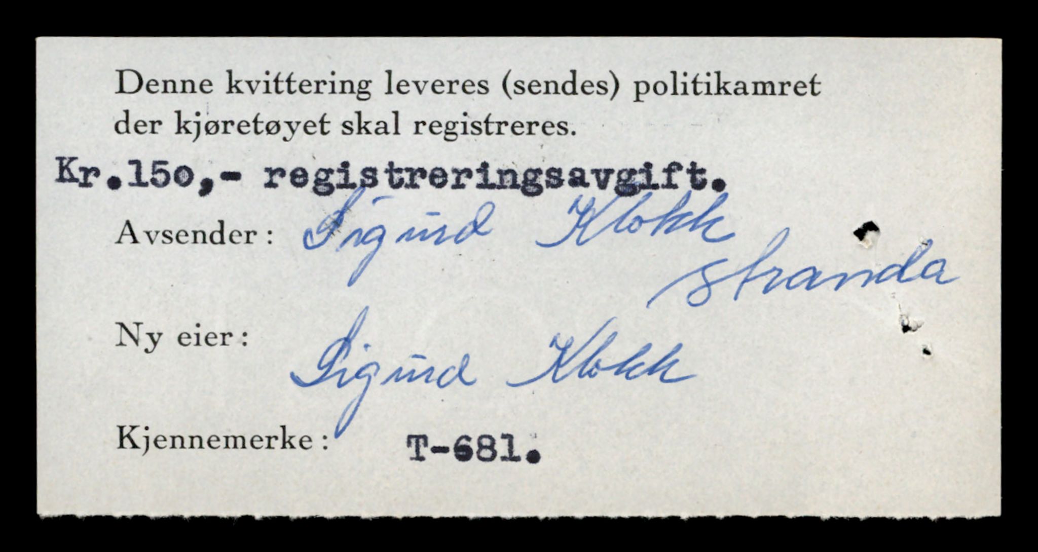 Møre og Romsdal vegkontor - Ålesund trafikkstasjon, SAT/A-4099/F/Fe/L0007: Registreringskort for kjøretøy T 651 - T 746, 1927-1998, p. 1040