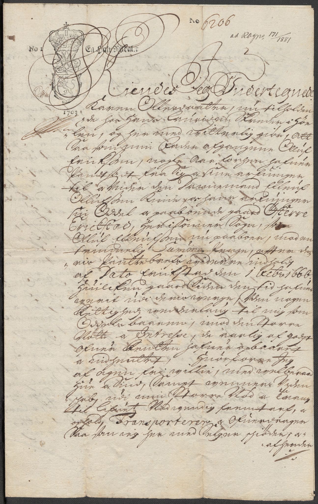 Riksarkivets diplomsamling, AV/RA-EA-5965/F15/L0001: Prestearkiv - Østfold, 1571-1795, p. 222