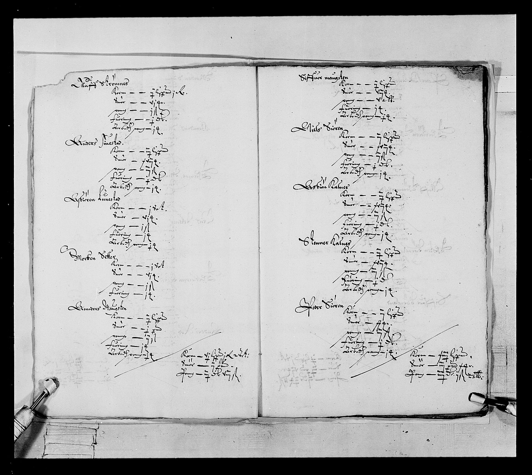 Stattholderembetet 1572-1771, RA/EA-2870/Ek/L0022/0001: Jordebøker 1633-1658: / Jordebok over viss rente i Tune, Åbygge, Hvaler og Veme skipreide, 1646-1647, p. 9