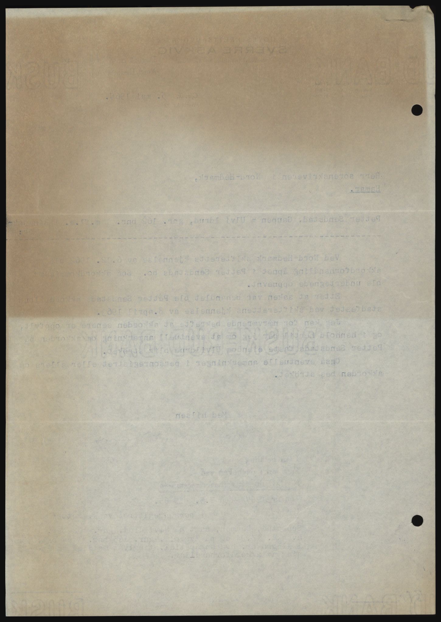 Nord-Hedmark sorenskriveri, SAH/TING-012/H/Hc/L0021: Mortgage book no. 21, 1964-1965, Diary no: : 1867/1965