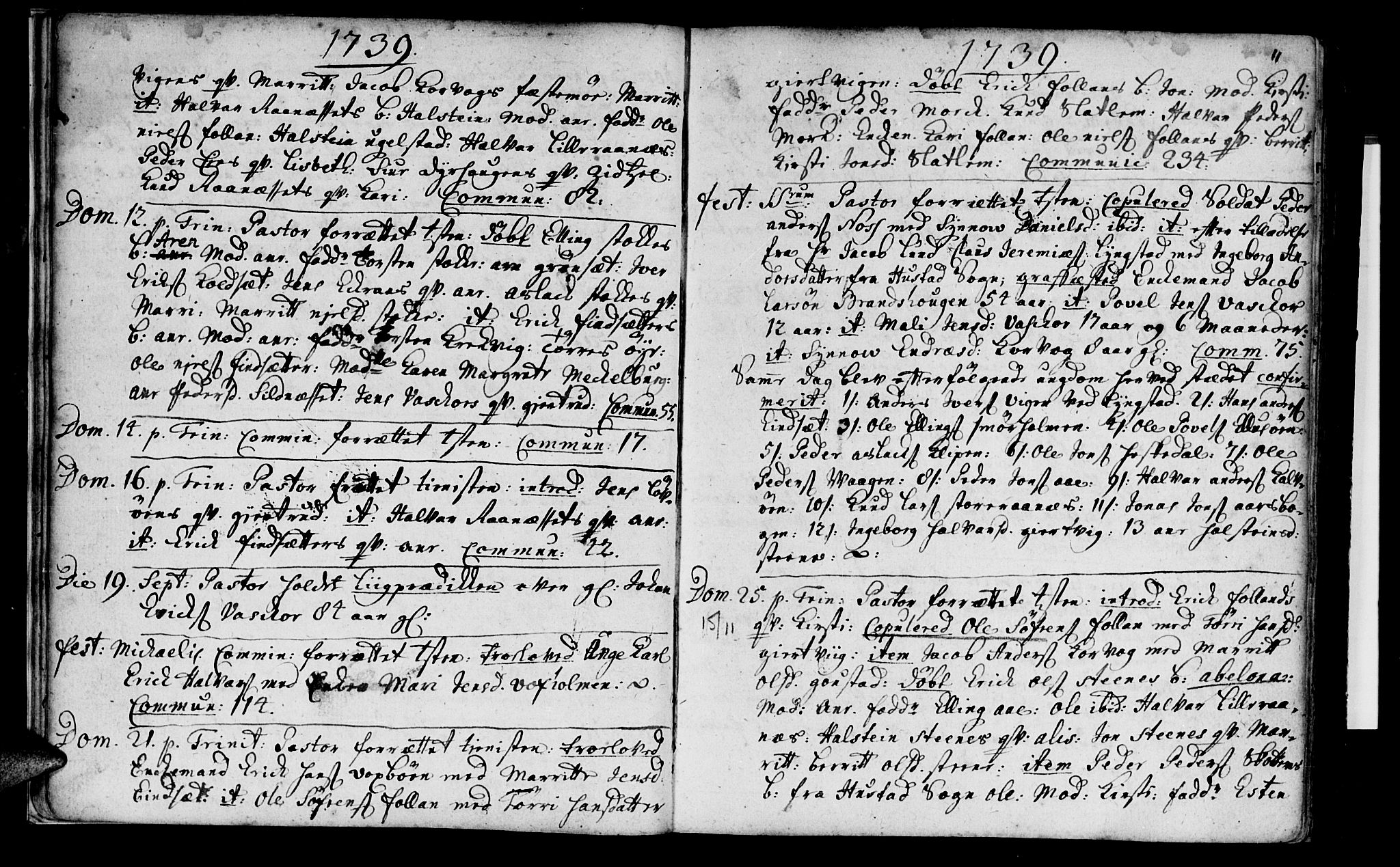Ministerialprotokoller, klokkerbøker og fødselsregistre - Møre og Romsdal, SAT/A-1454/570/L0827: Parish register (official) no. 570A01, 1737-1749, p. 11