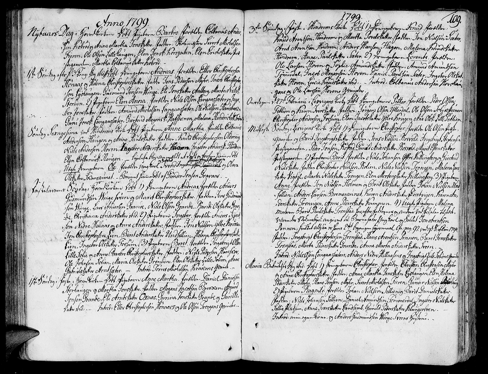 Ministerialprotokoller, klokkerbøker og fødselsregistre - Nord-Trøndelag, SAT/A-1458/701/L0004: Parish register (official) no. 701A04, 1783-1816, p. 109