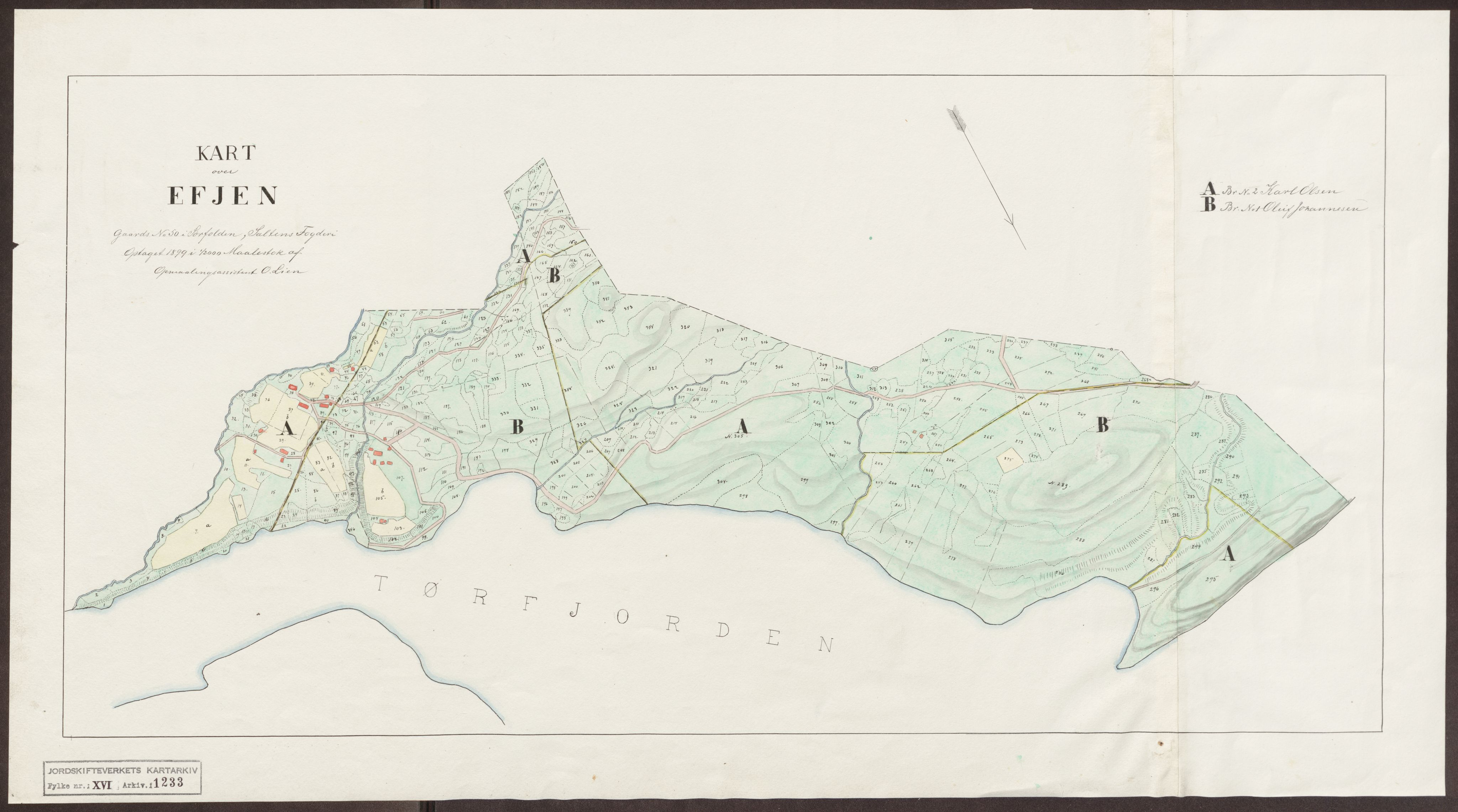 Jordskifteverkets kartarkiv, AV/RA-S-3929/T, 1859-1988, p. 1402