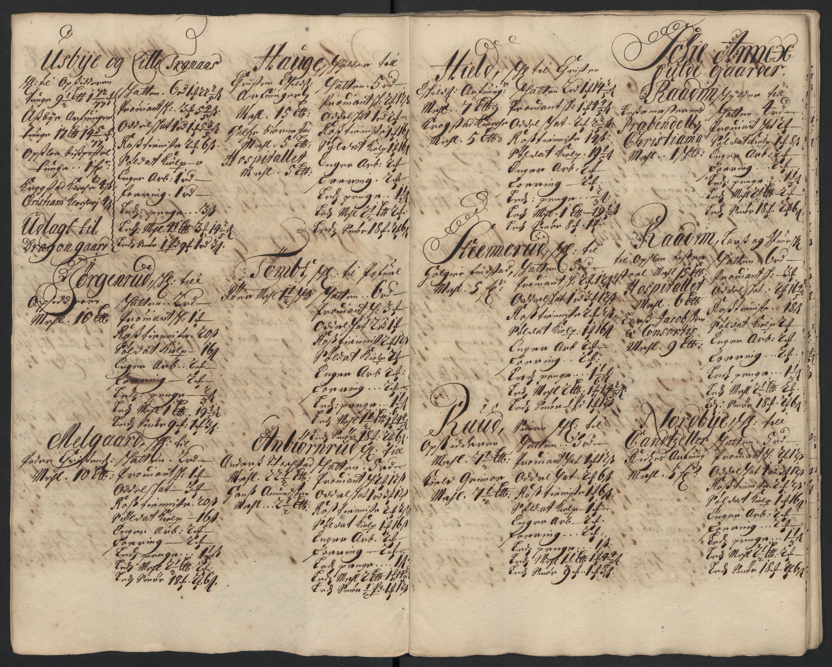 Rentekammeret inntil 1814, Reviderte regnskaper, Fogderegnskap, AV/RA-EA-4092/R10/L0440: Fogderegnskap Aker og Follo, 1696-1697, p. 308