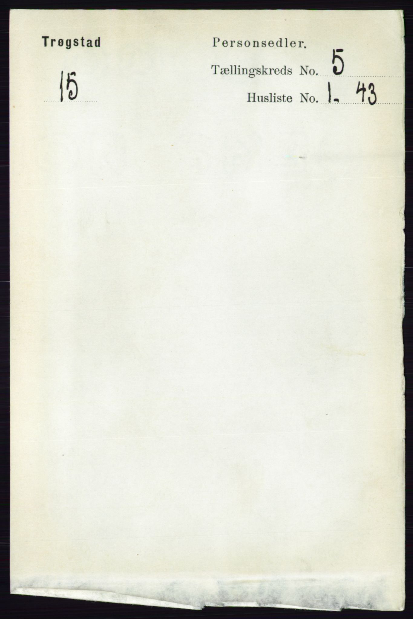RA, 1891 Census for 0122 Trøgstad, 1891, p. 2025