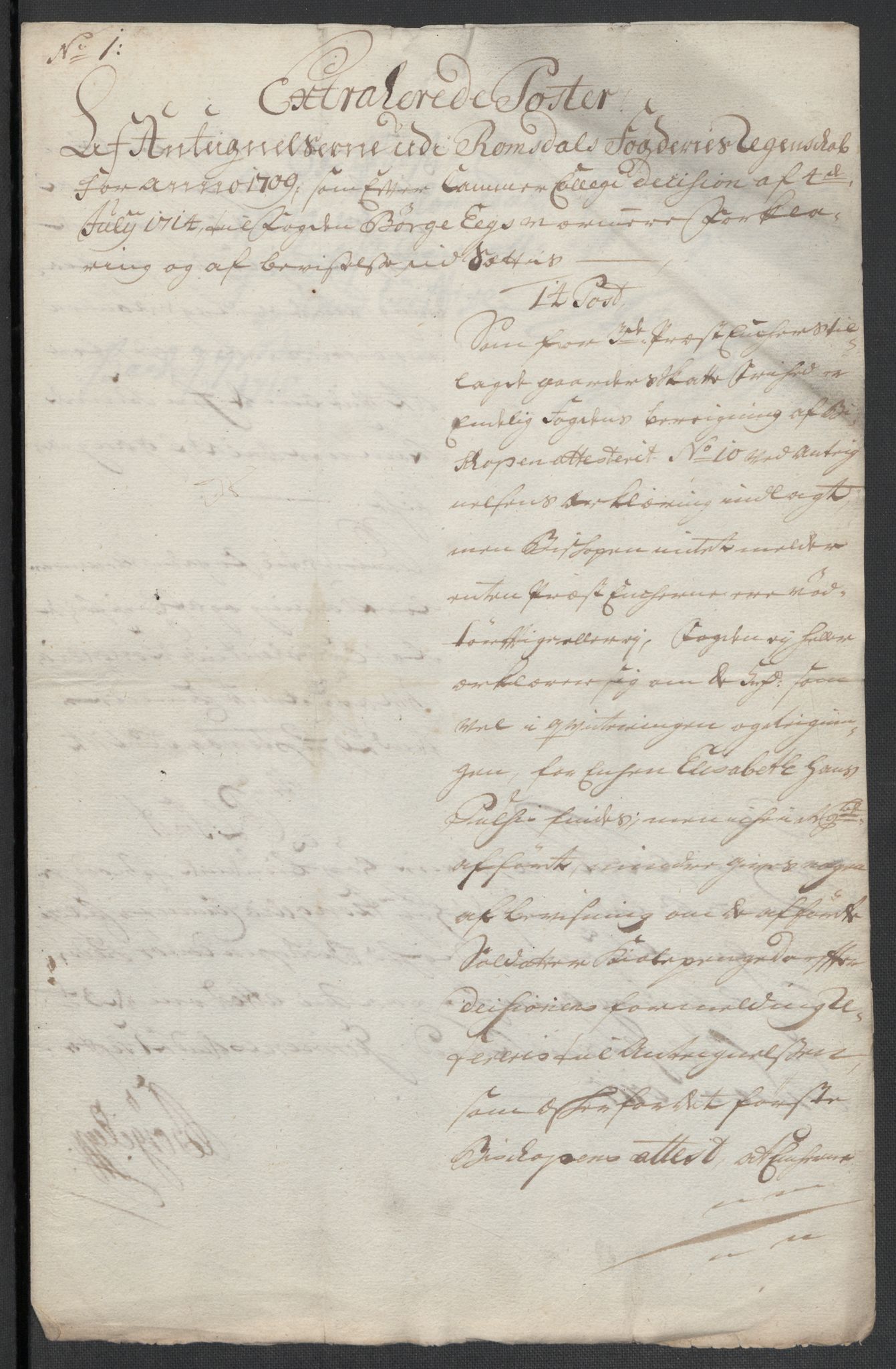 Rentekammeret inntil 1814, Reviderte regnskaper, Fogderegnskap, AV/RA-EA-4092/R55/L3659: Fogderegnskap Romsdal, 1709-1710, p. 248