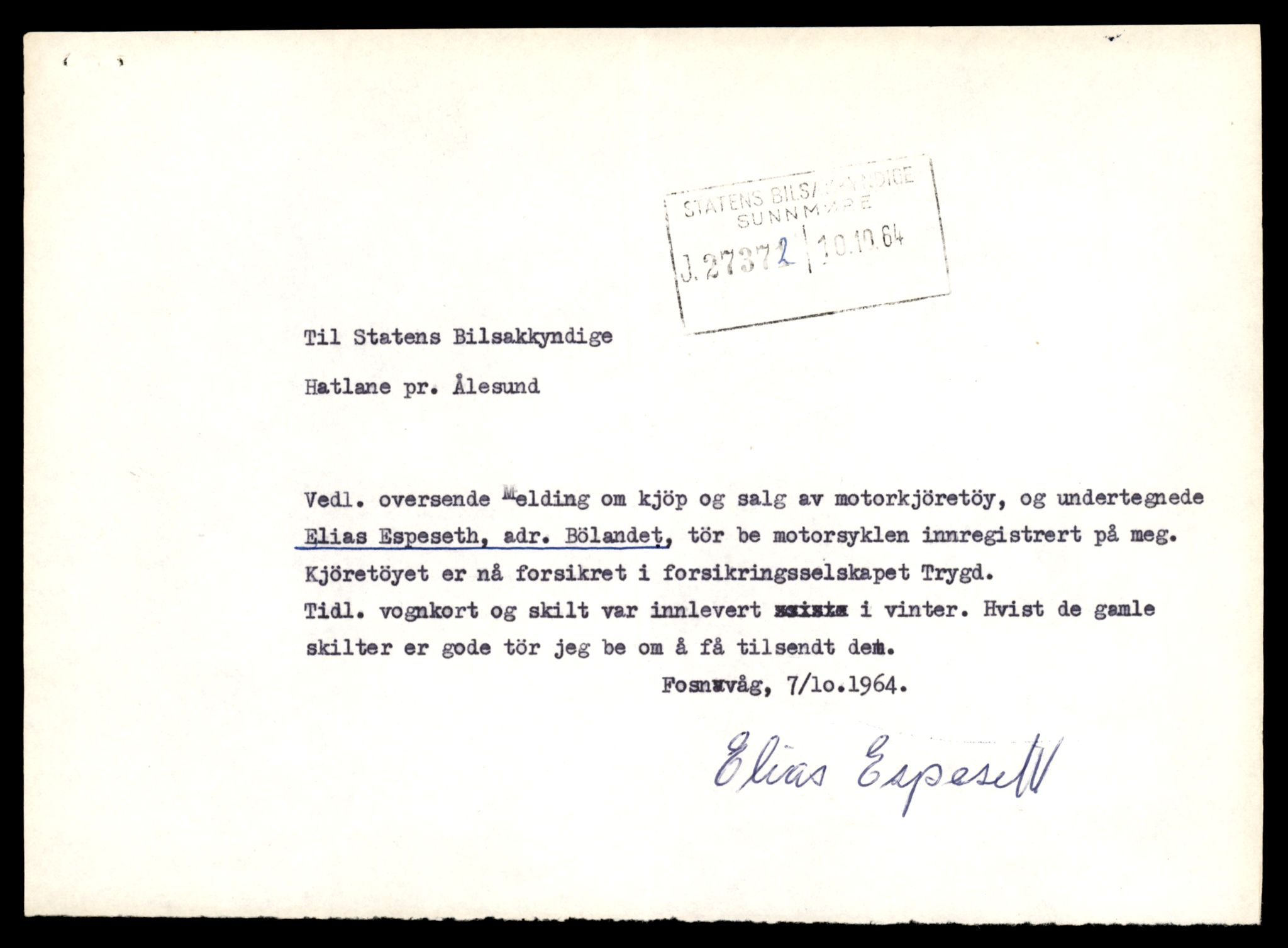 Møre og Romsdal vegkontor - Ålesund trafikkstasjon, AV/SAT-A-4099/F/Fe/L0036: Registreringskort for kjøretøy T 12831 - T 13030, 1927-1998, p. 2761