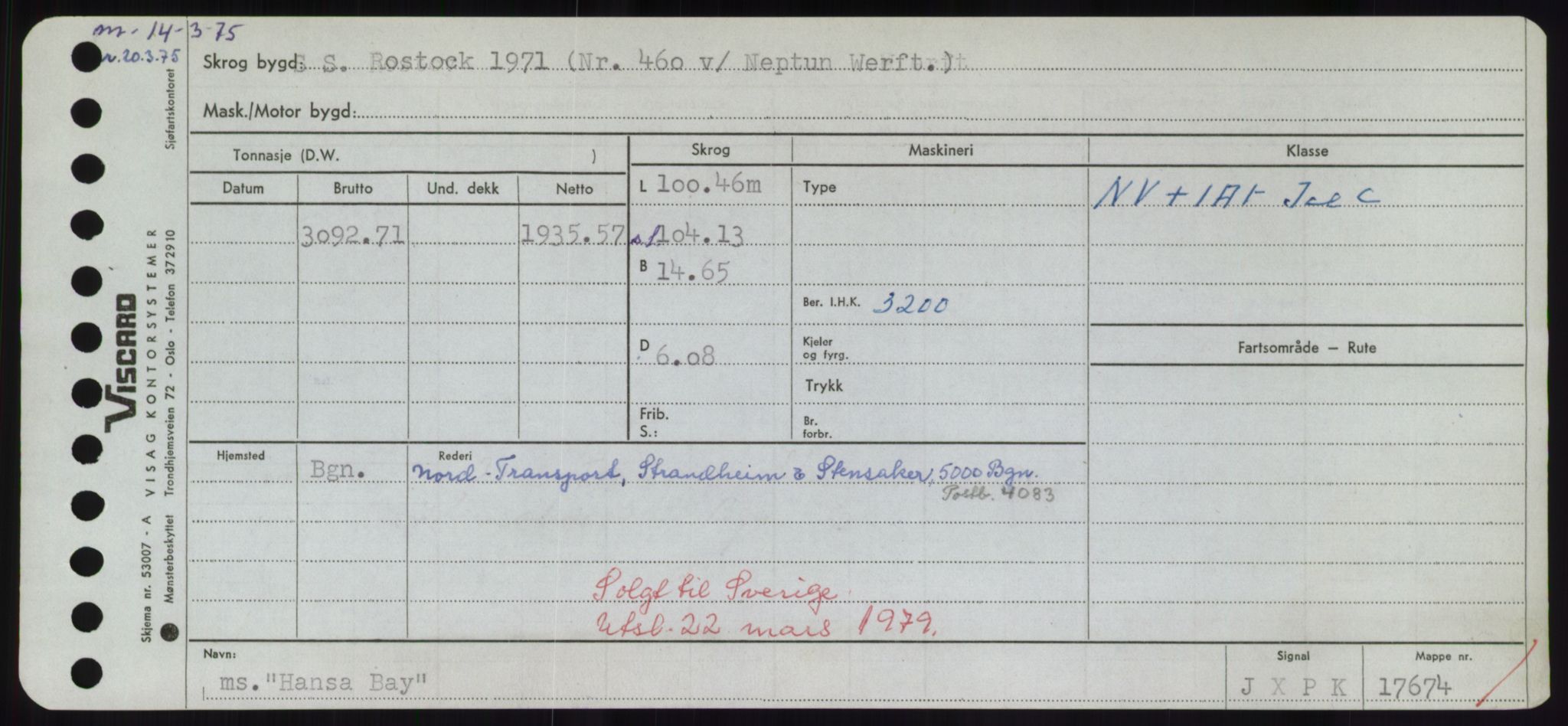 Sjøfartsdirektoratet med forløpere, Skipsmålingen, RA/S-1627/H/Hd/L0014: Fartøy, H-Havl, p. 229