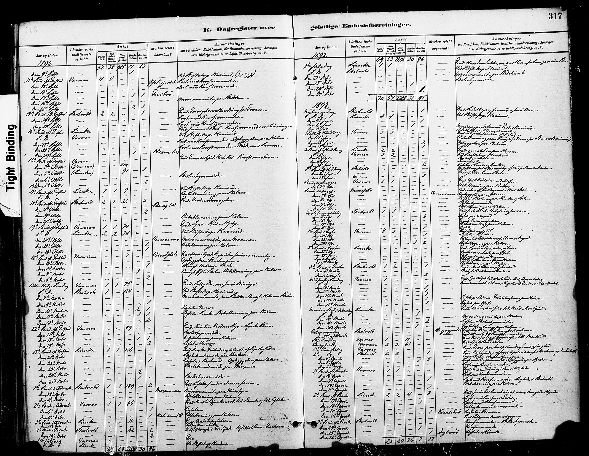 Ministerialprotokoller, klokkerbøker og fødselsregistre - Nord-Trøndelag, SAT/A-1458/709/L0077: Parish register (official) no. 709A17, 1880-1895, p. 317