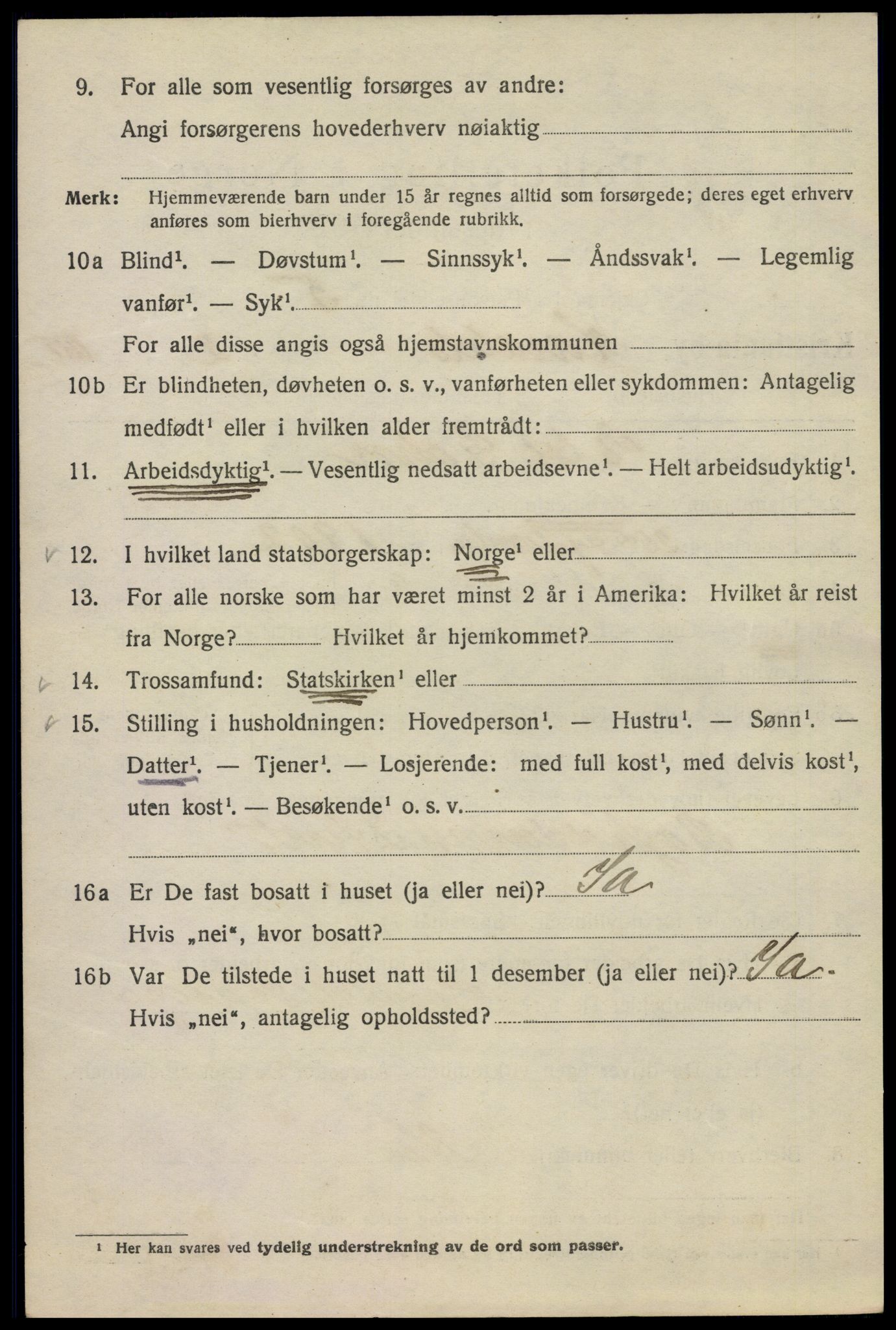 SAO, 1920 census for Kristiania, 1920, p. 271100