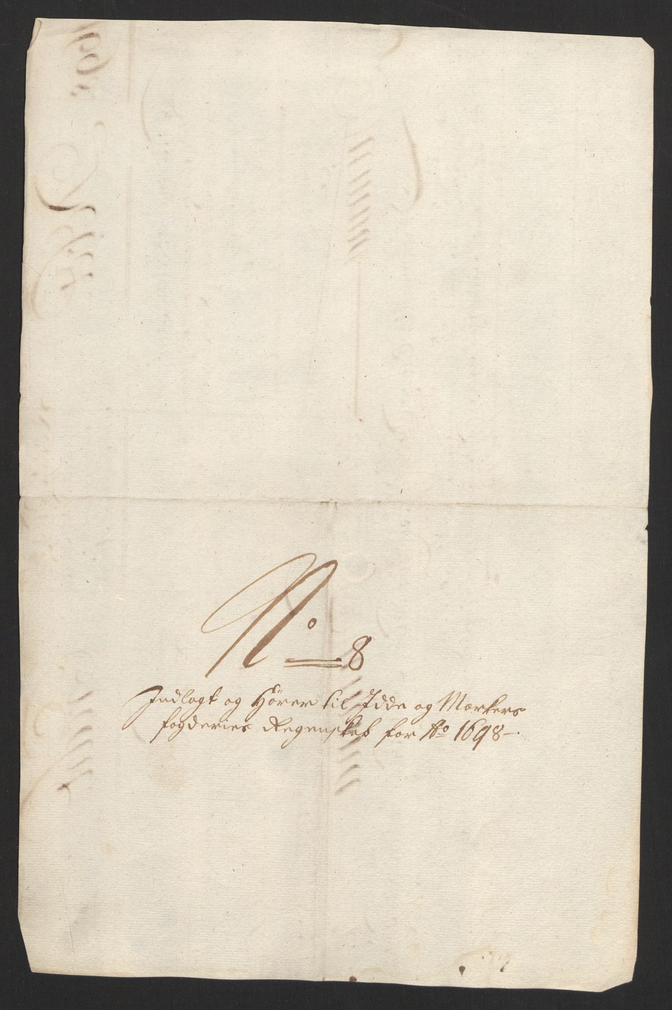 Rentekammeret inntil 1814, Reviderte regnskaper, Fogderegnskap, RA/EA-4092/R01/L0013: Fogderegnskap Idd og Marker, 1696-1698, p. 364