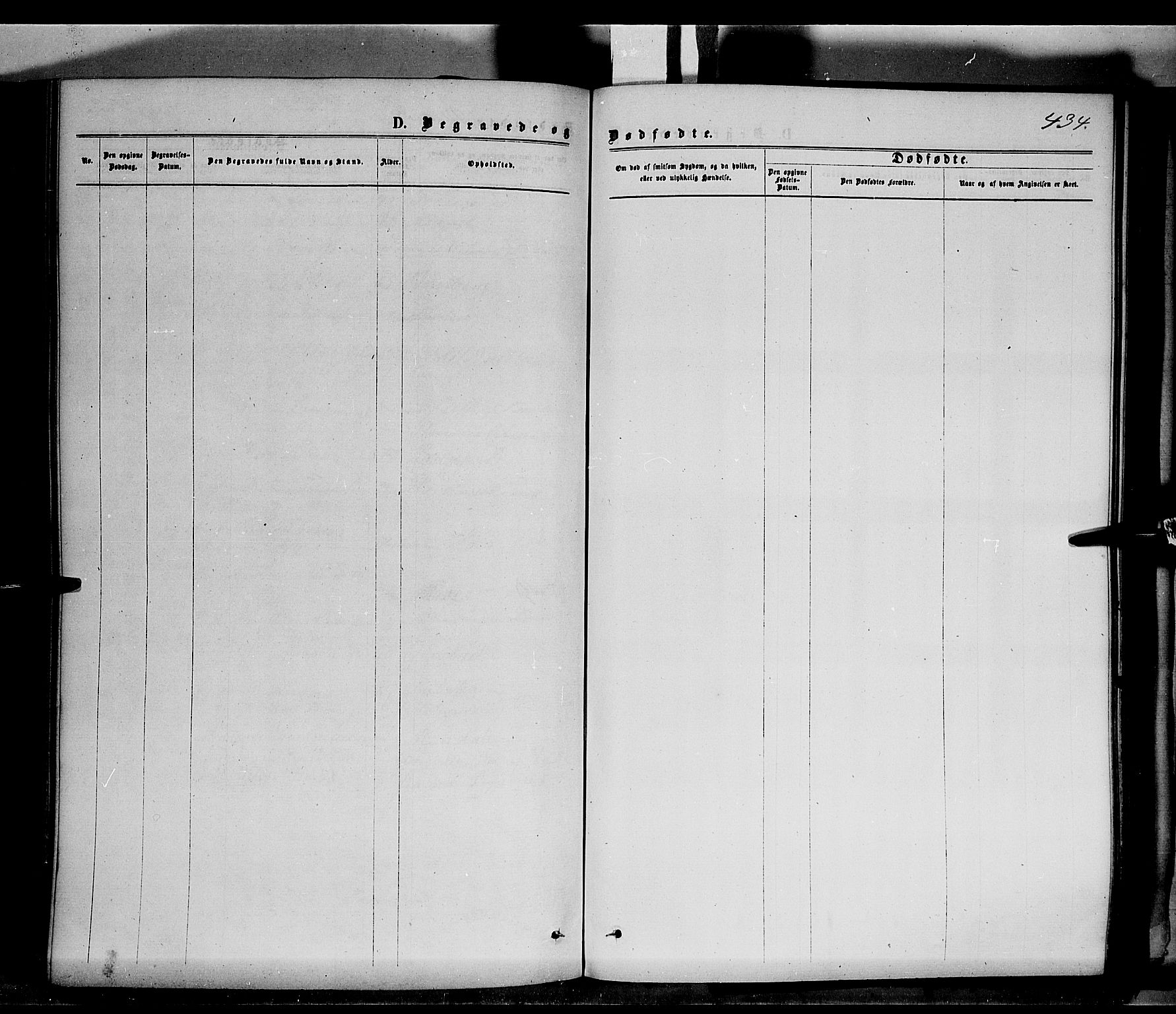 Ringsaker prestekontor, AV/SAH-PREST-014/K/Ka/L0011: Parish register (official) no. 11, 1870-1878, p. 434