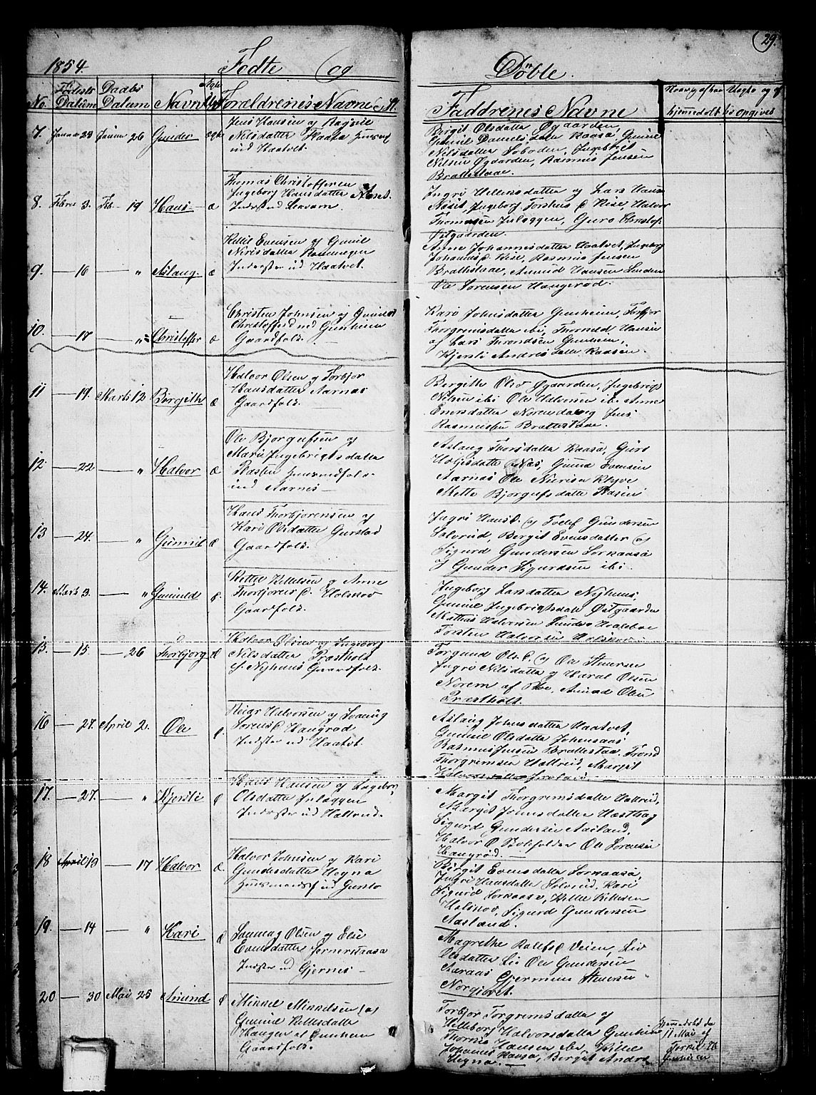 Sauherad kirkebøker, SAKO/A-298/G/Gb/L0001: Parish register (copy) no. II 1, 1845-1865, p. 29