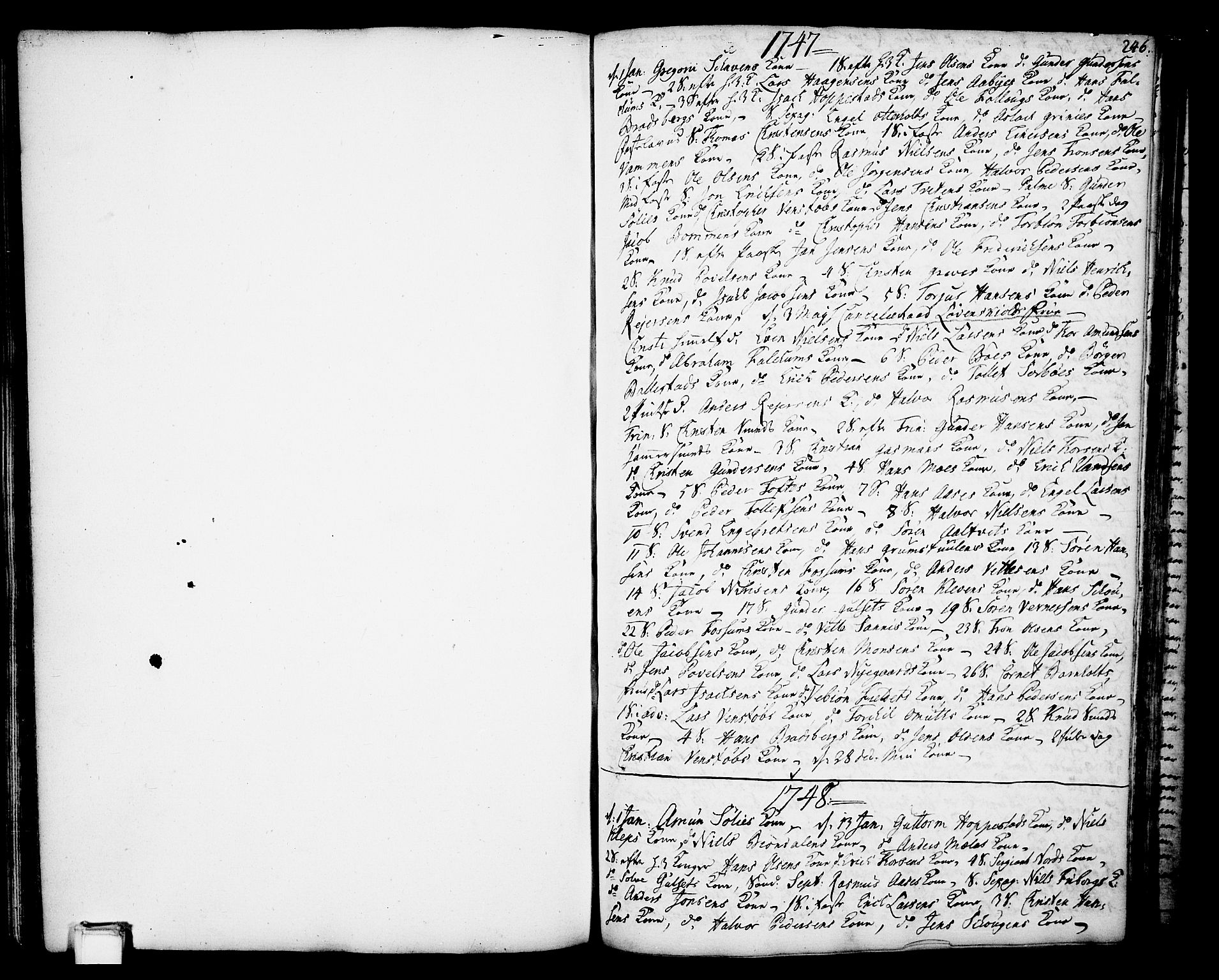 Gjerpen kirkebøker, SAKO/A-265/F/Fa/L0002: Parish register (official) no. I 2, 1747-1795, p. 246